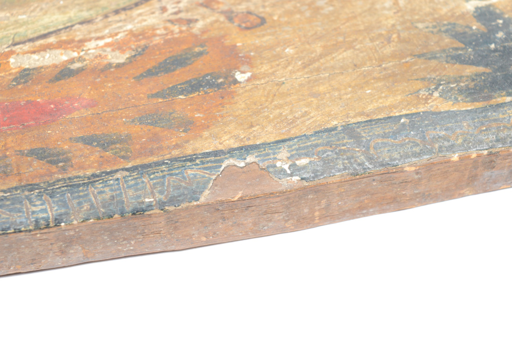 Antique Spanish Colonial Retablo of le Virgen Maria