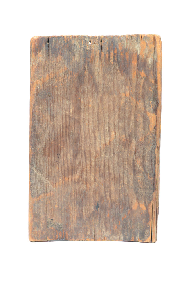 18th-19th Century Spanish Colonial Retablo of Arcángel Miguel