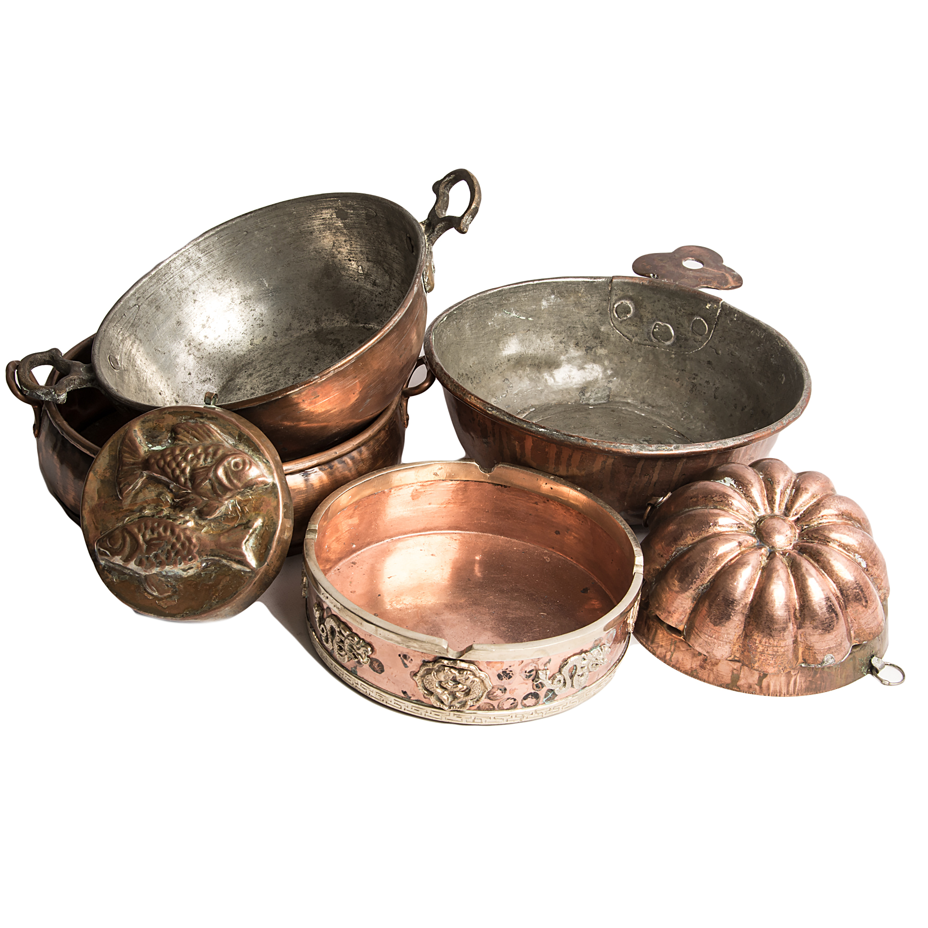 Copper Bowls and Molds