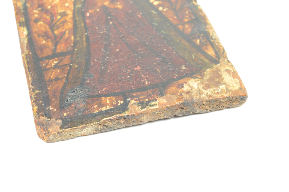 Late 18th Century Colonial Retablo of the Blessed Virgin Mary