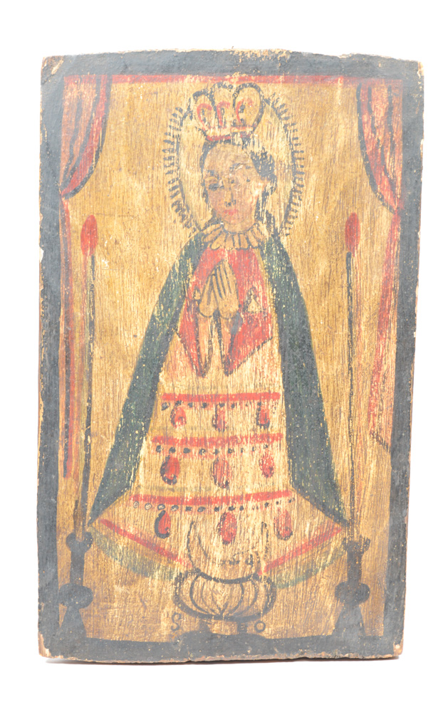 Retablo Depicting Nuestra Senora de San Juan de los Lagos