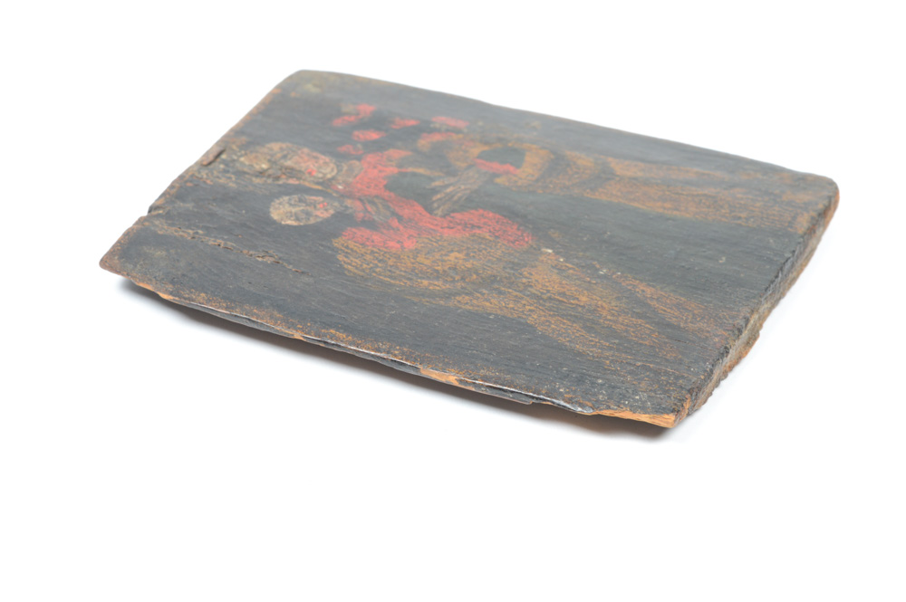 Antique Retablo Nuestra Señora del Refugio de los Pecadores