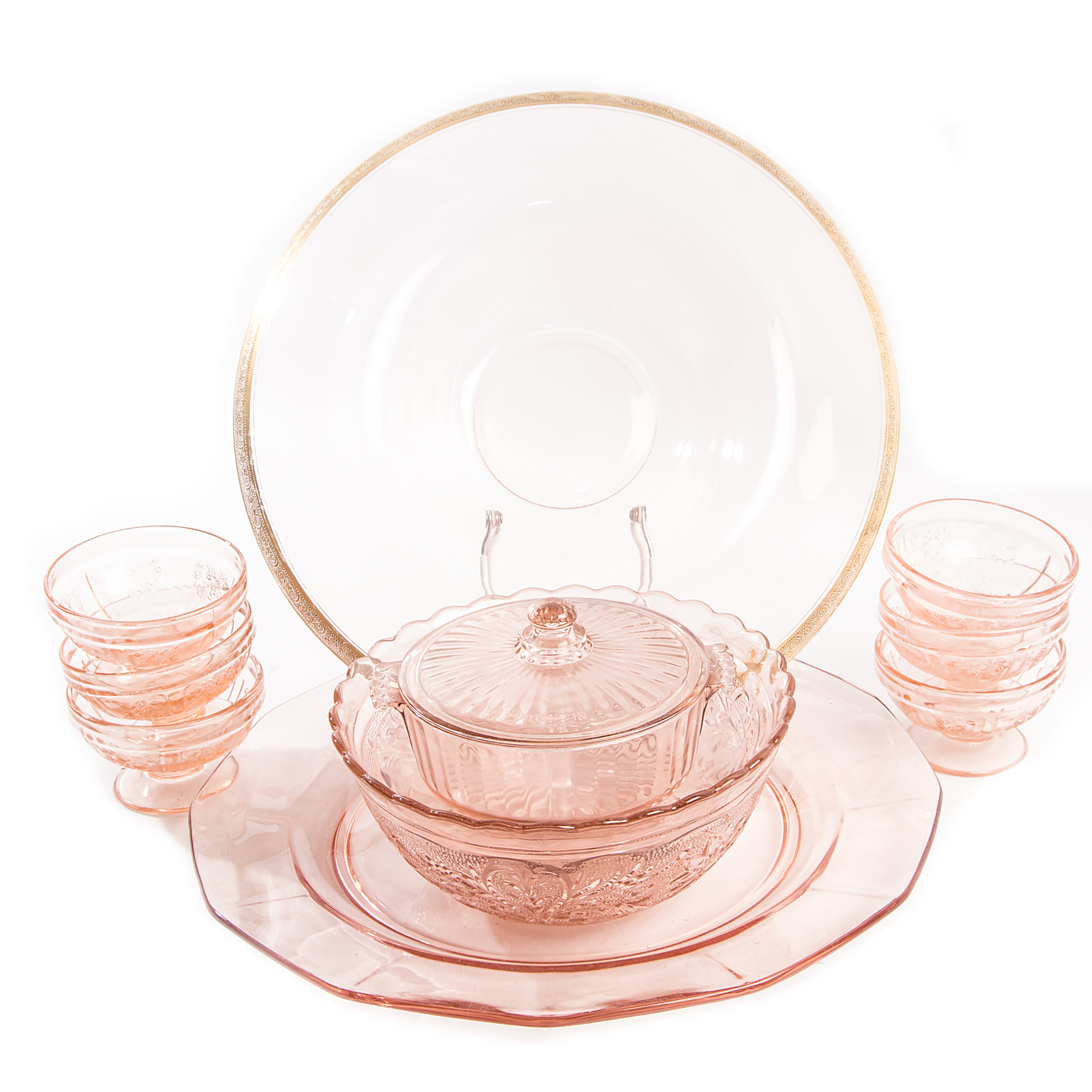 Pink Depression Glass