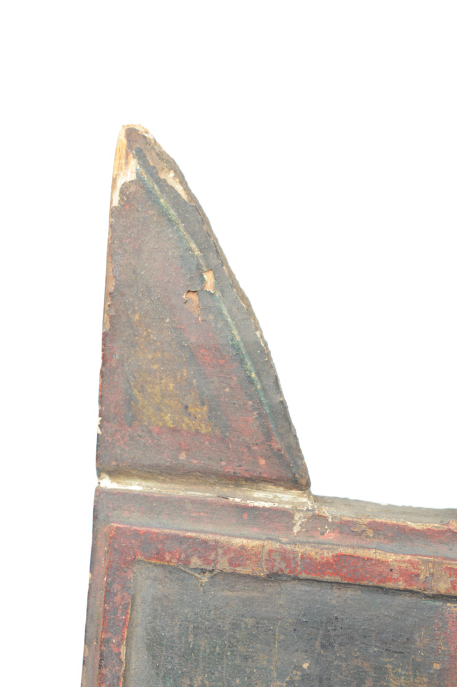 18th/19th Century Spanish Colonial Retablo of Arcángel Miguel