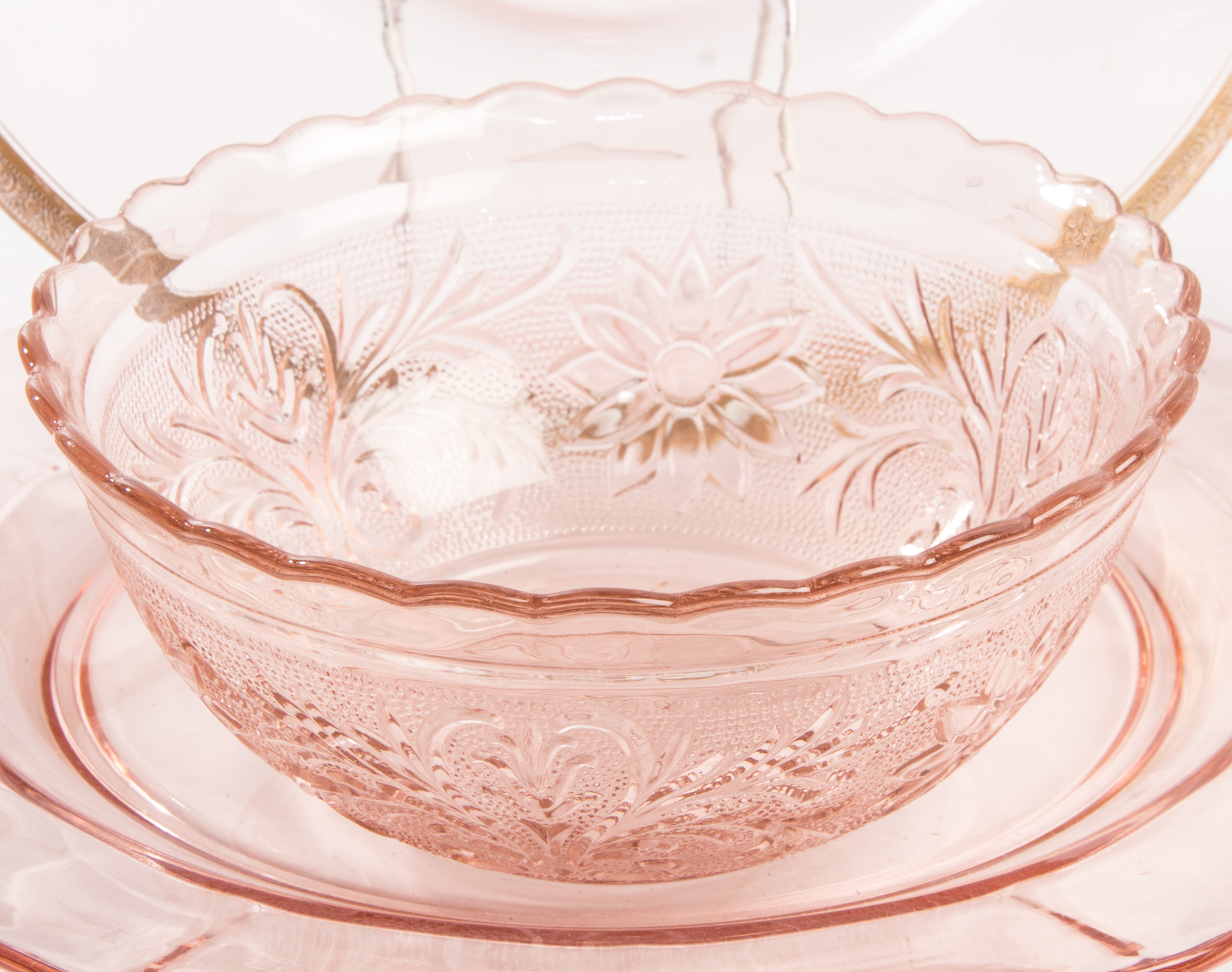 Pink Depression Glass