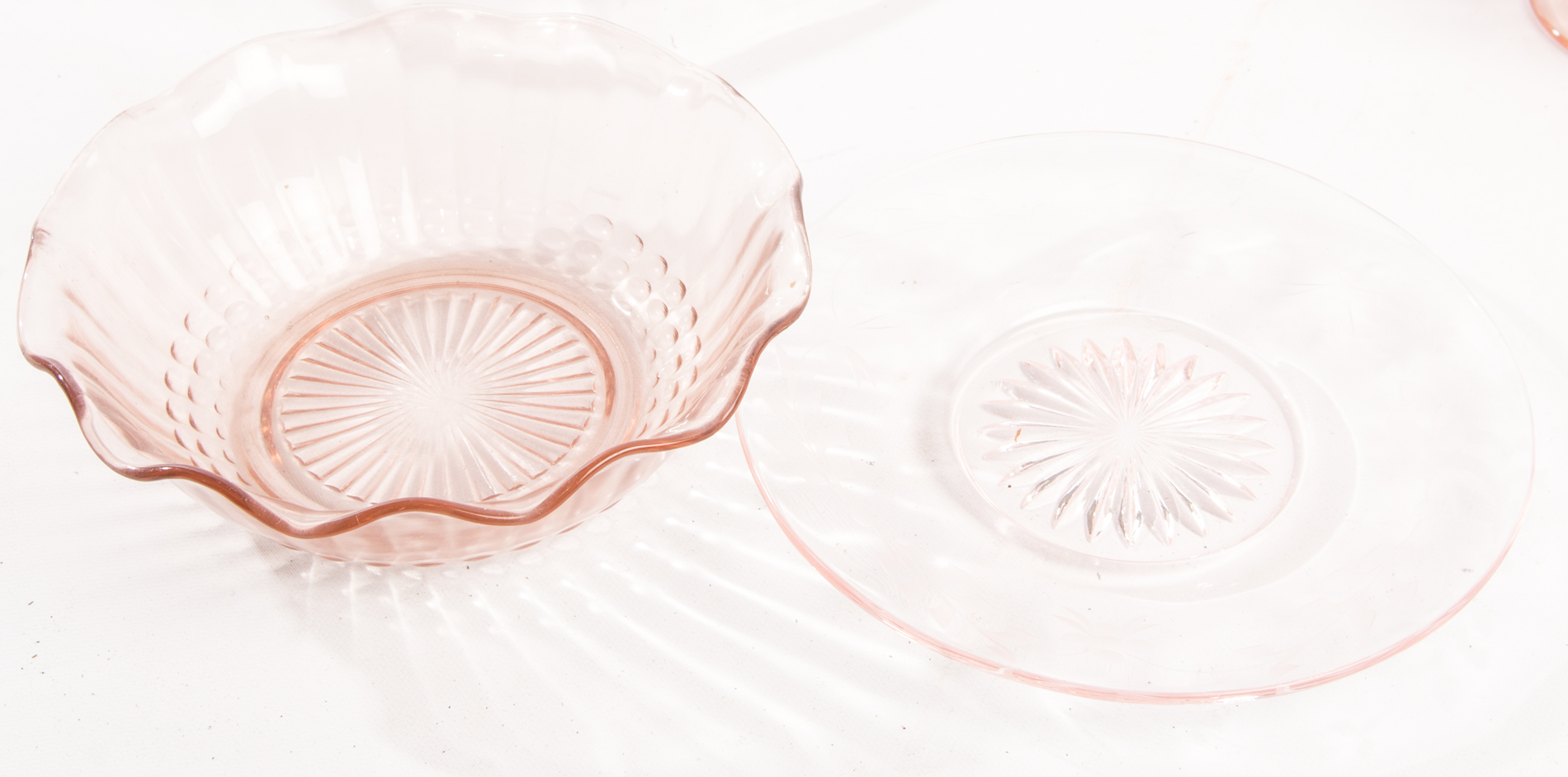 Pink Depression Glass