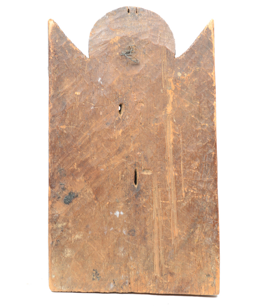 Antique Spanish Colonial Retablo-El Sagrado Corazón de Jesús