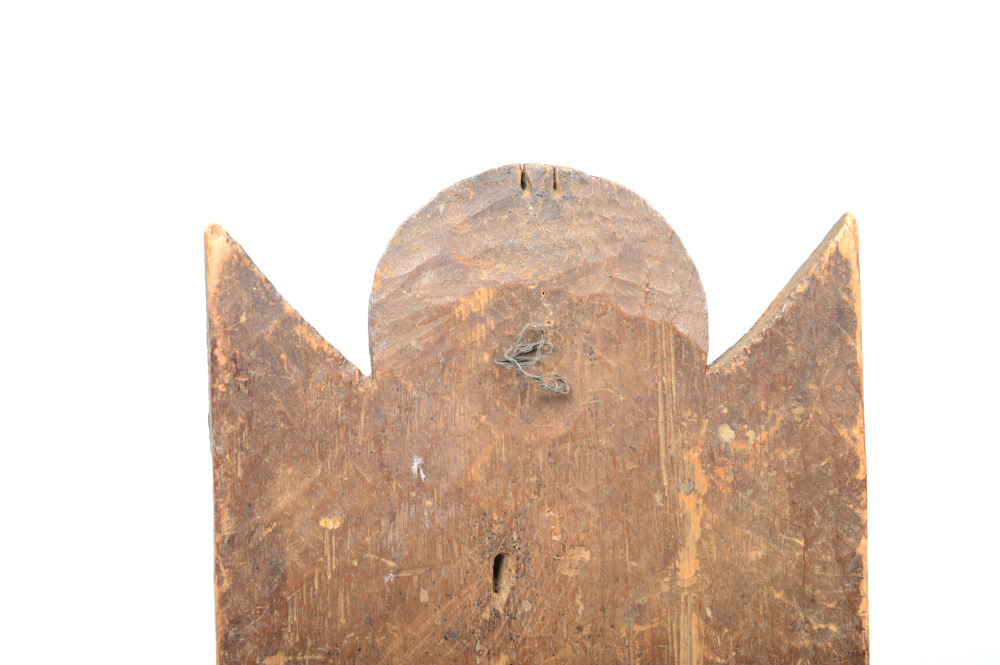 Antique Spanish Colonial Retablo-El Sagrado Corazón de Jesús