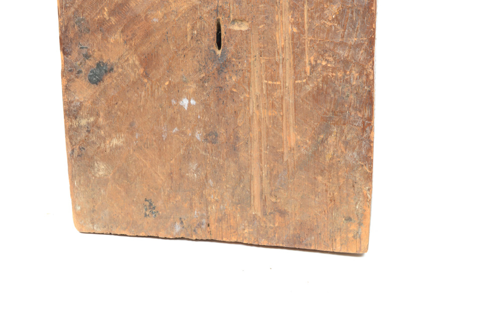 Antique Spanish Colonial Retablo-El Sagrado Corazón de Jesús