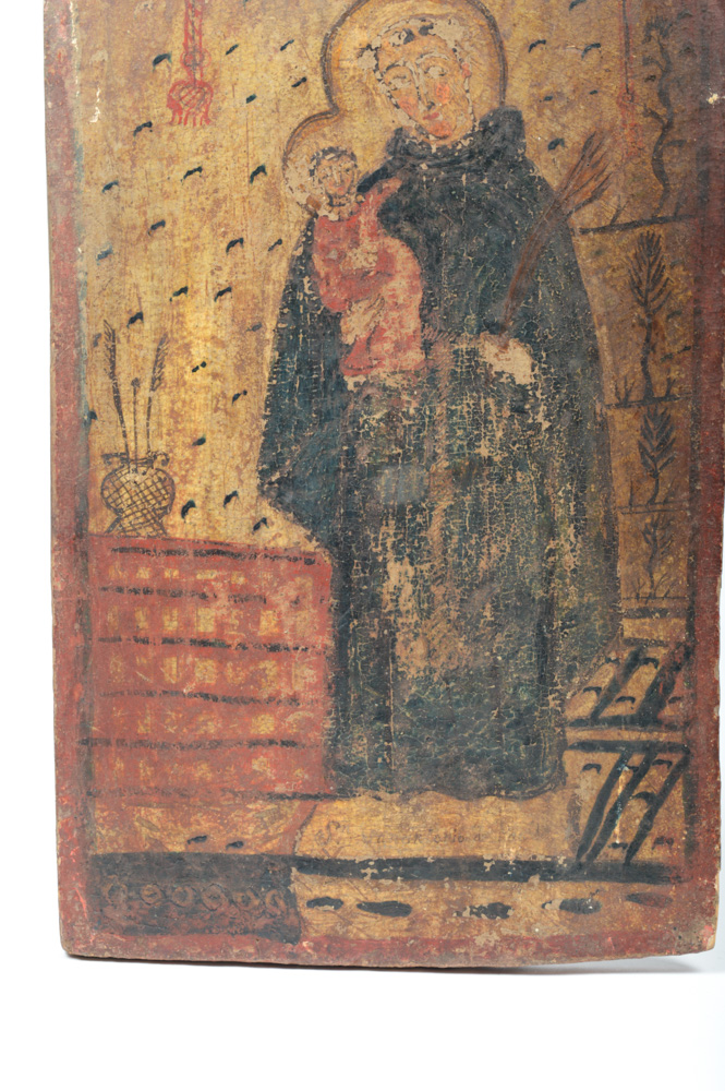 Fine Spanish Colonial Retablo of San Antonio di Padua