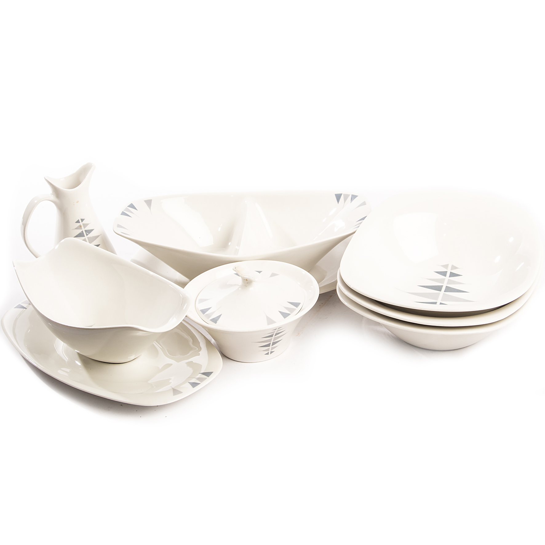 Iroquois "Pyramids" Serving Pieces