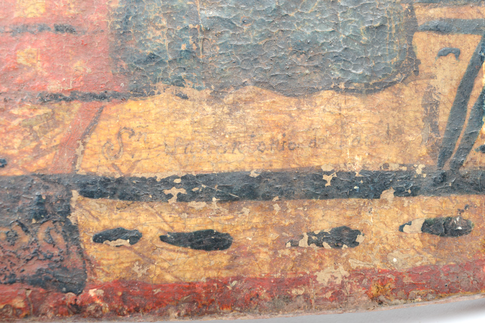 Fine Spanish Colonial Retablo of San Antonio di Padua