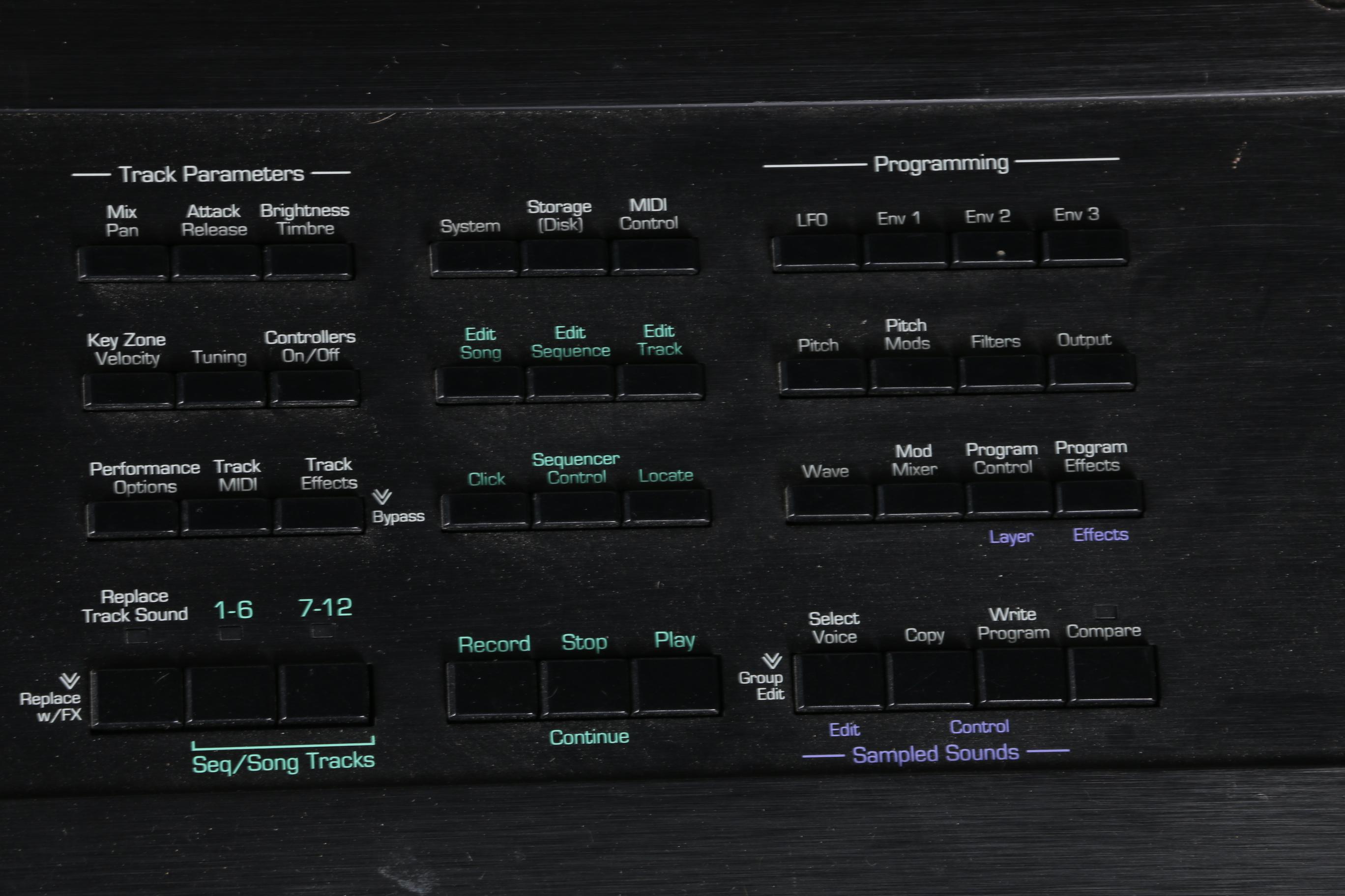 1990s Ensoniq TS-12 Synthesizer and "Rusted Root" Road Cases