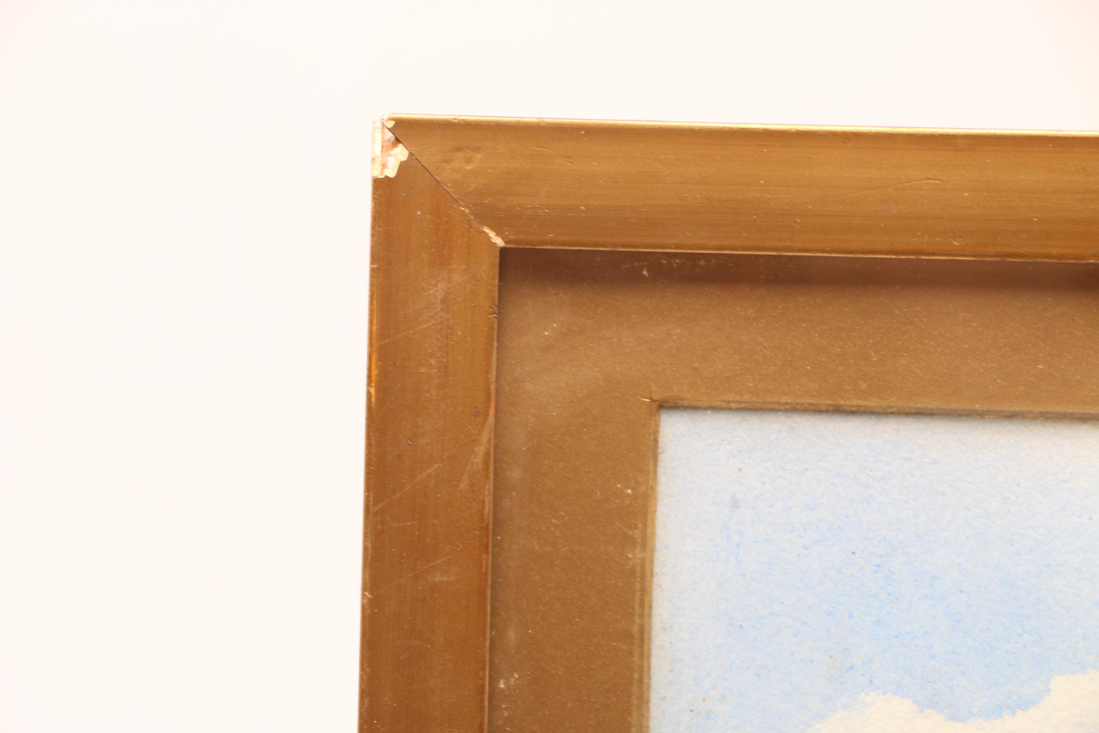 Asbury Watercolor Painting on Paper Garden Landscape