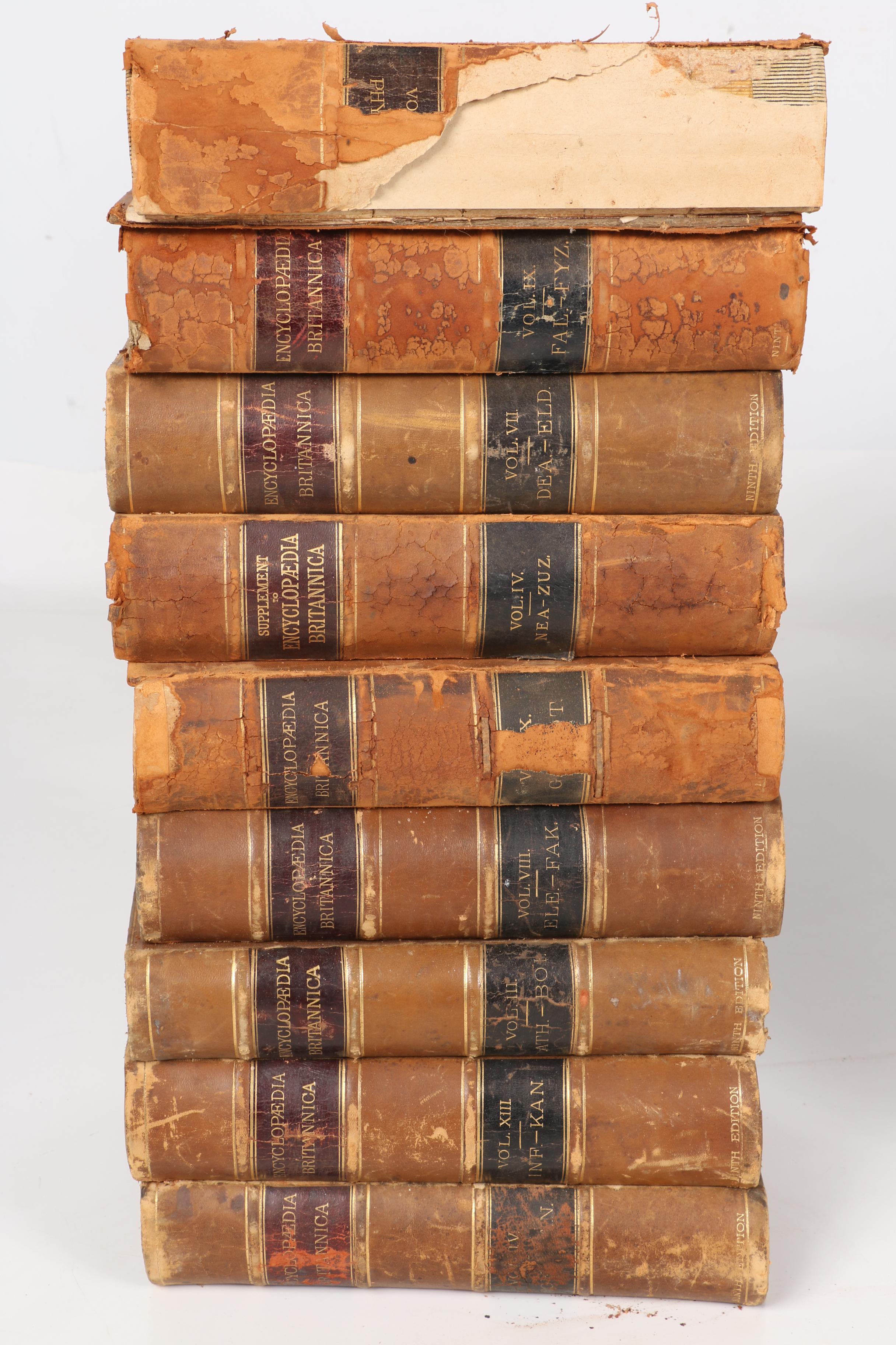 Antique Ninth Edition "Encyclopedia Britannica" Collection