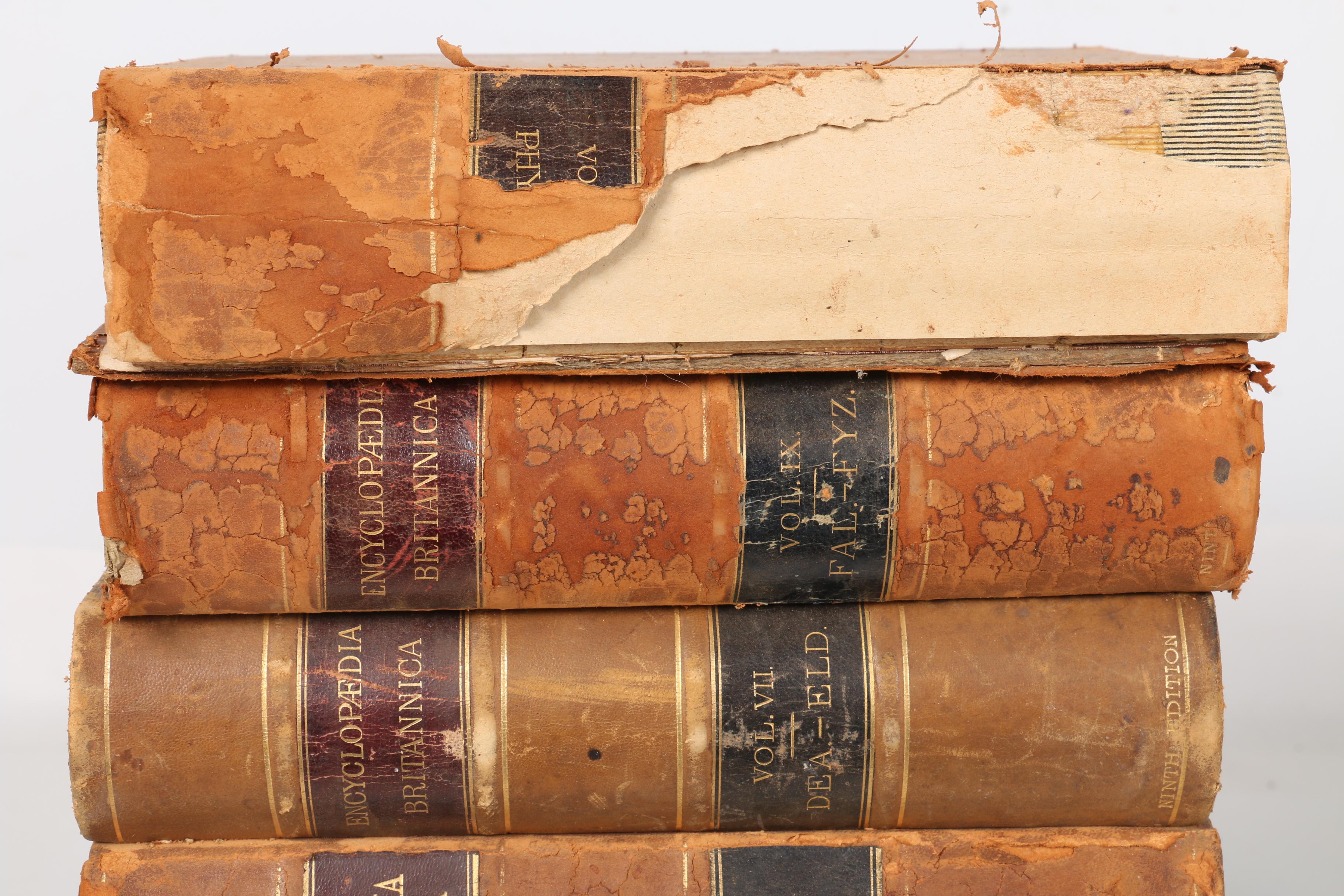 Antique Ninth Edition "Encyclopedia Britannica" Collection