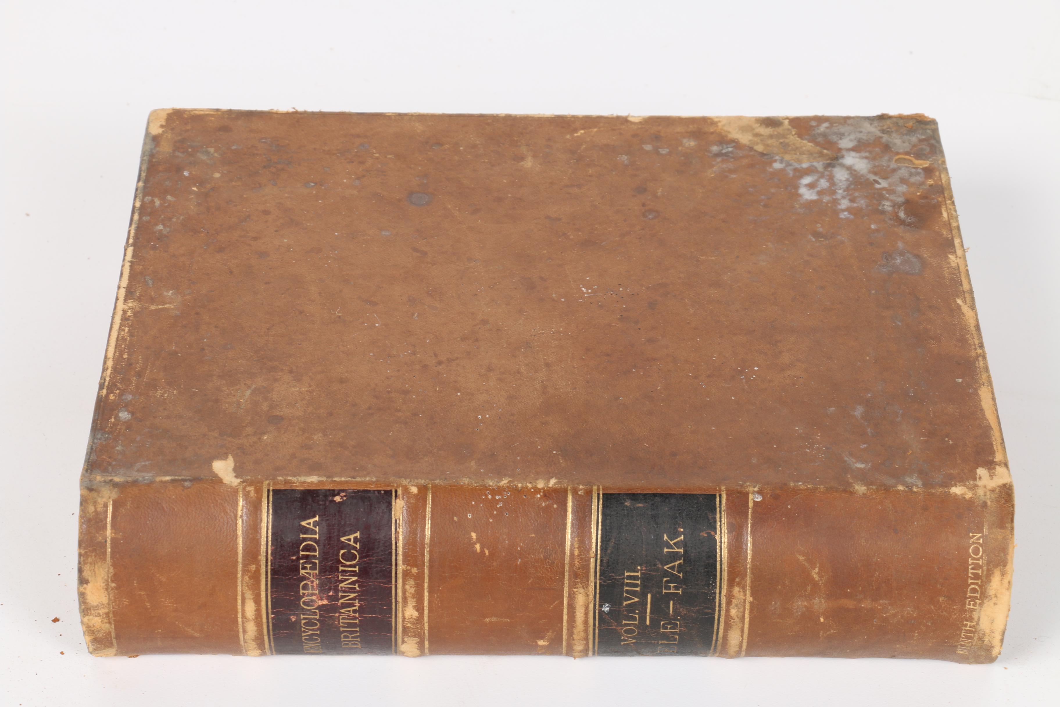 Antique Ninth Edition "Encyclopedia Britannica" Collection