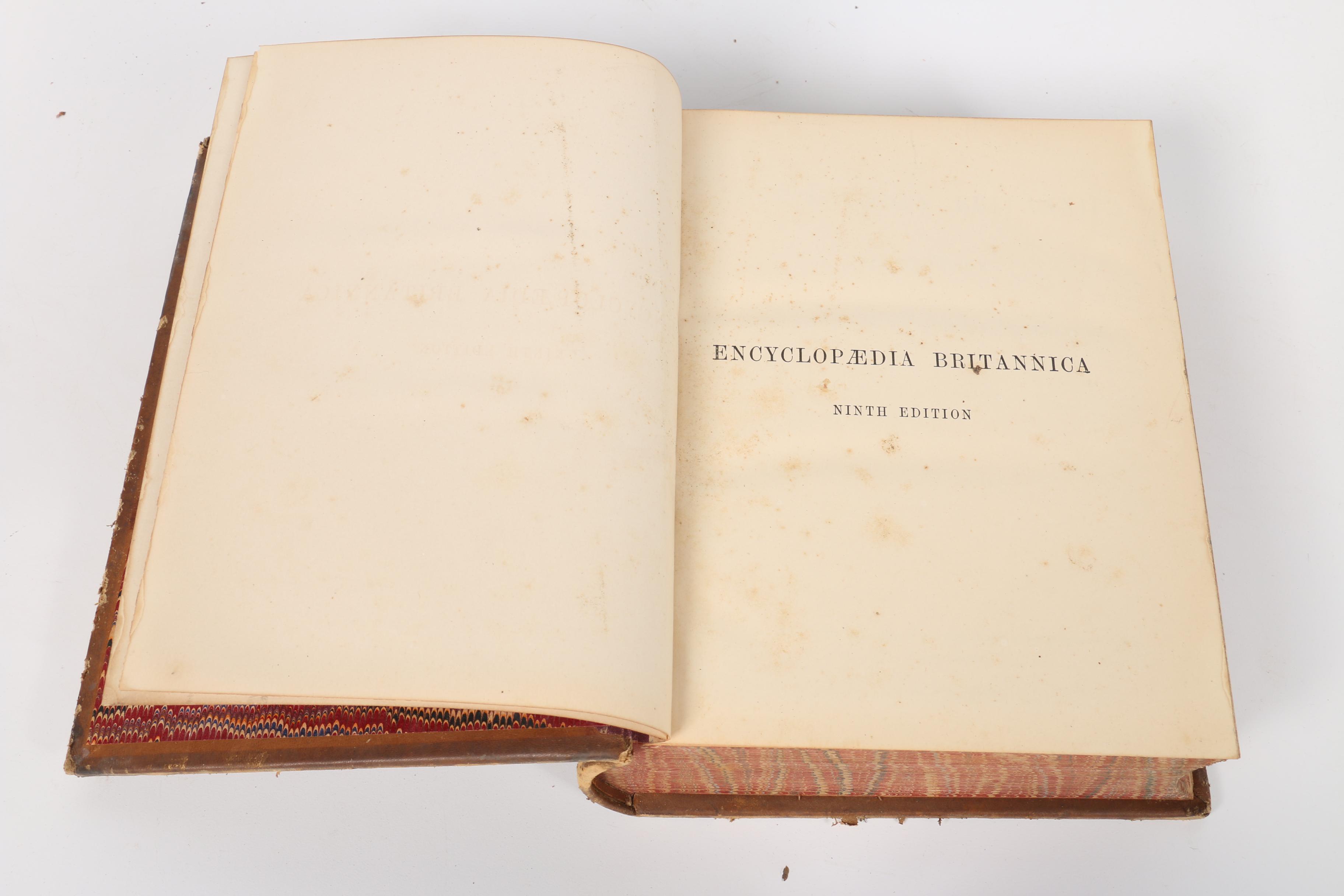 Antique Ninth Edition "Encyclopedia Britannica" Collection