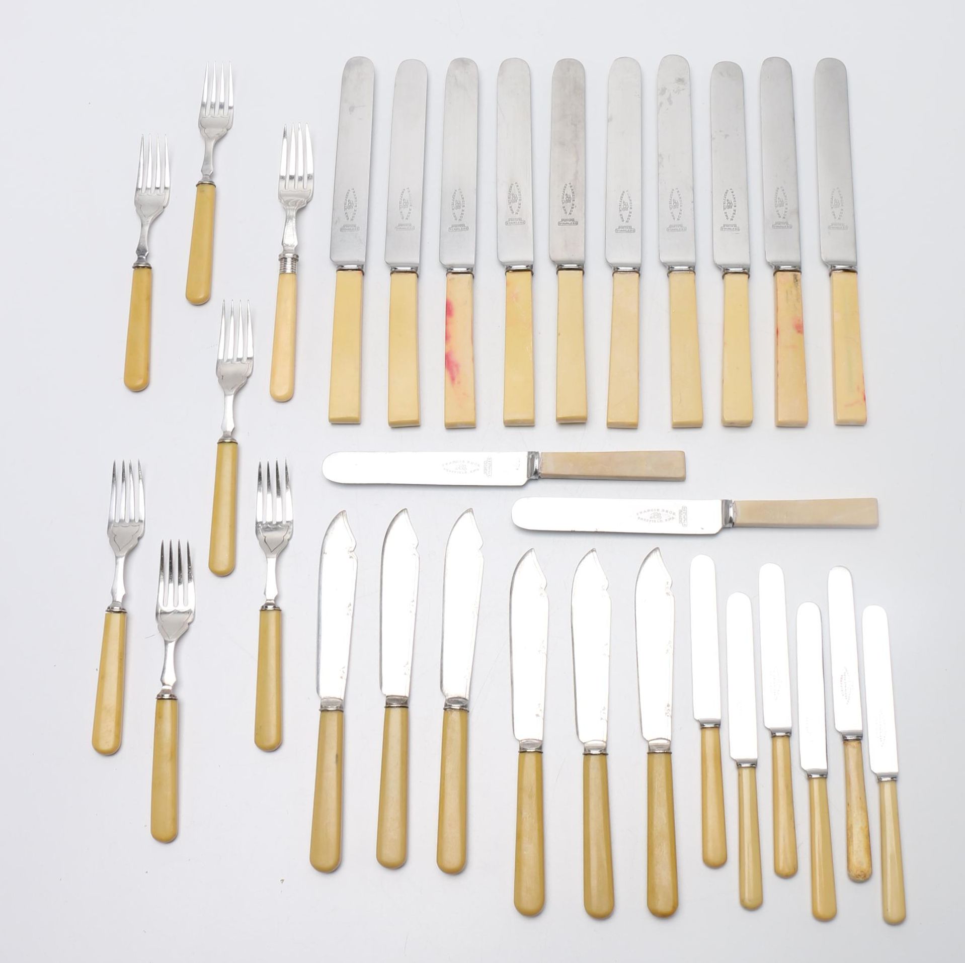 Joseph Elliot & Sons Sheffield Flatware Set