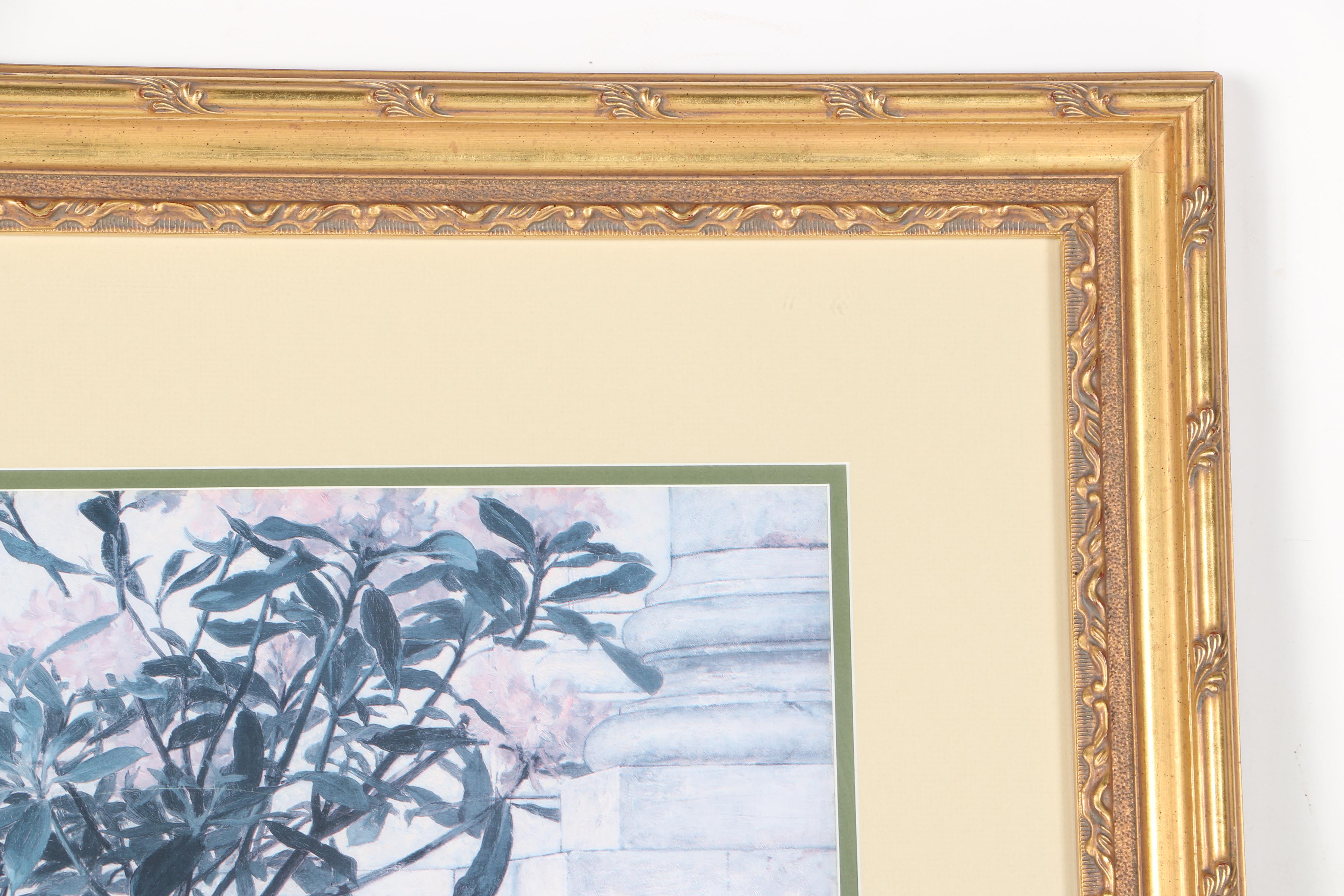 Reproduction Jan Verhas  Offset Lithograph "The Broken Flower Pot"