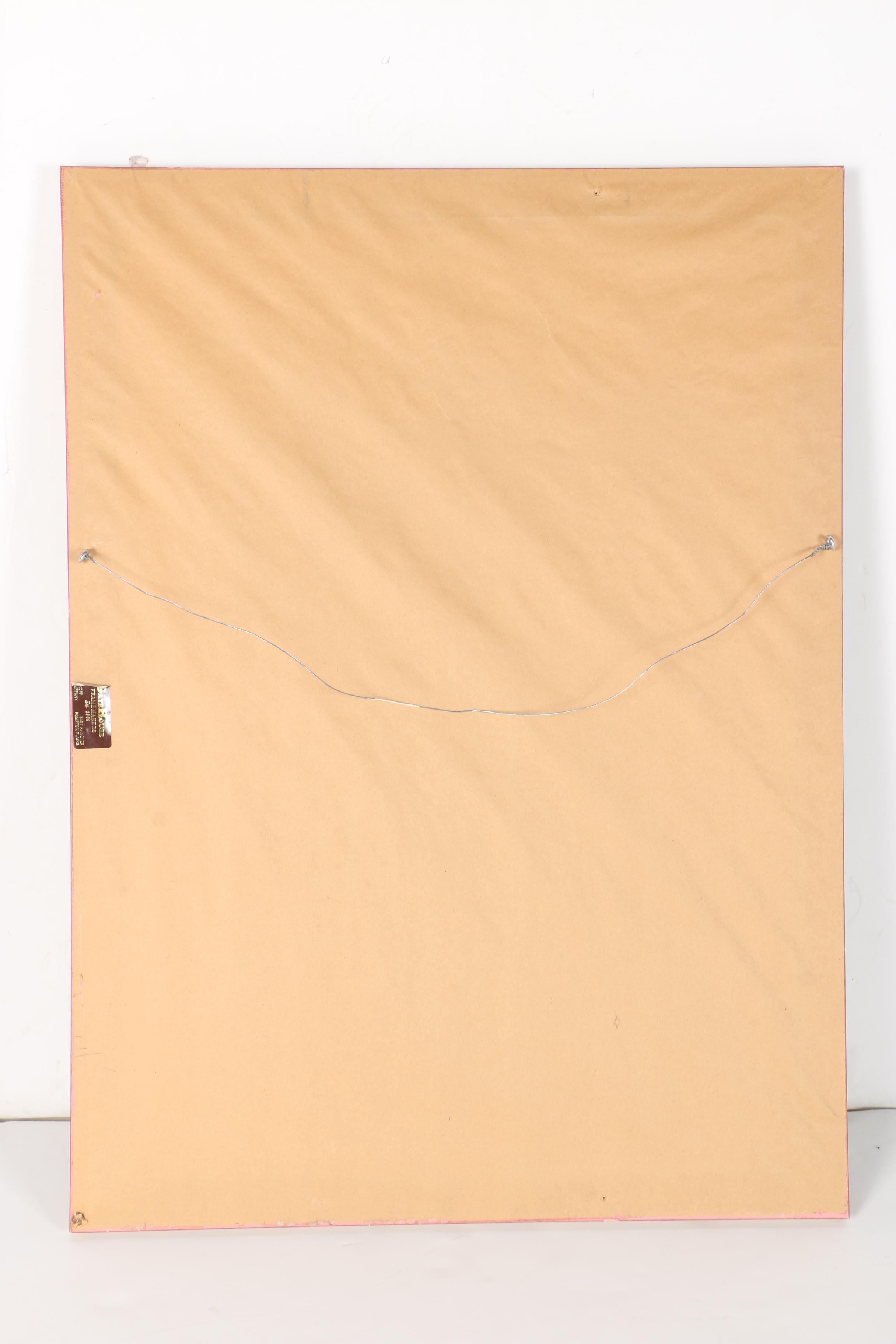 Reproduction Jan Verhas  Offset Lithograph "The Broken Flower Pot"