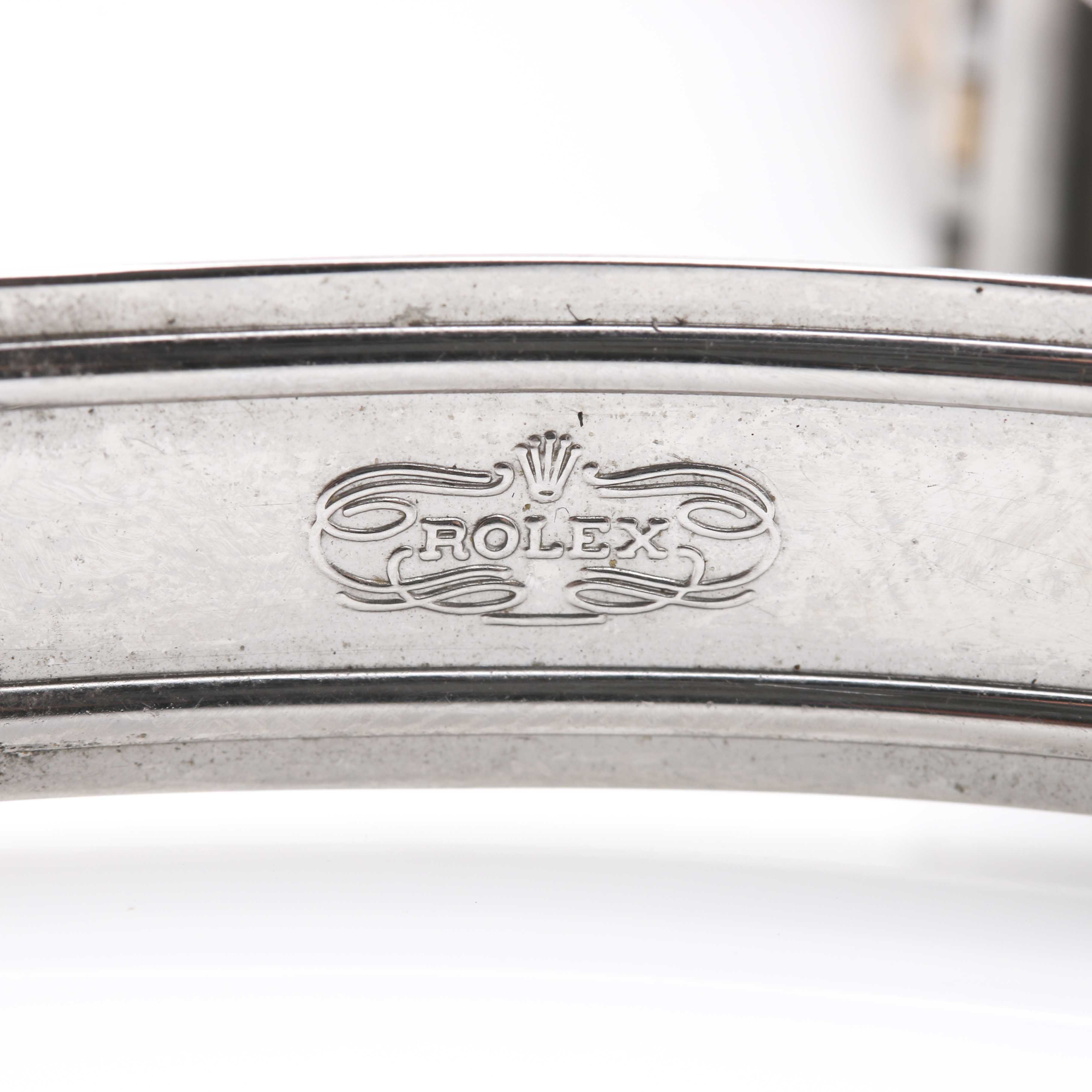 18K Yellow Gold and Stainless Steel Rolex Oyster Perpetual Datejust Model 69173 Diamond Watch