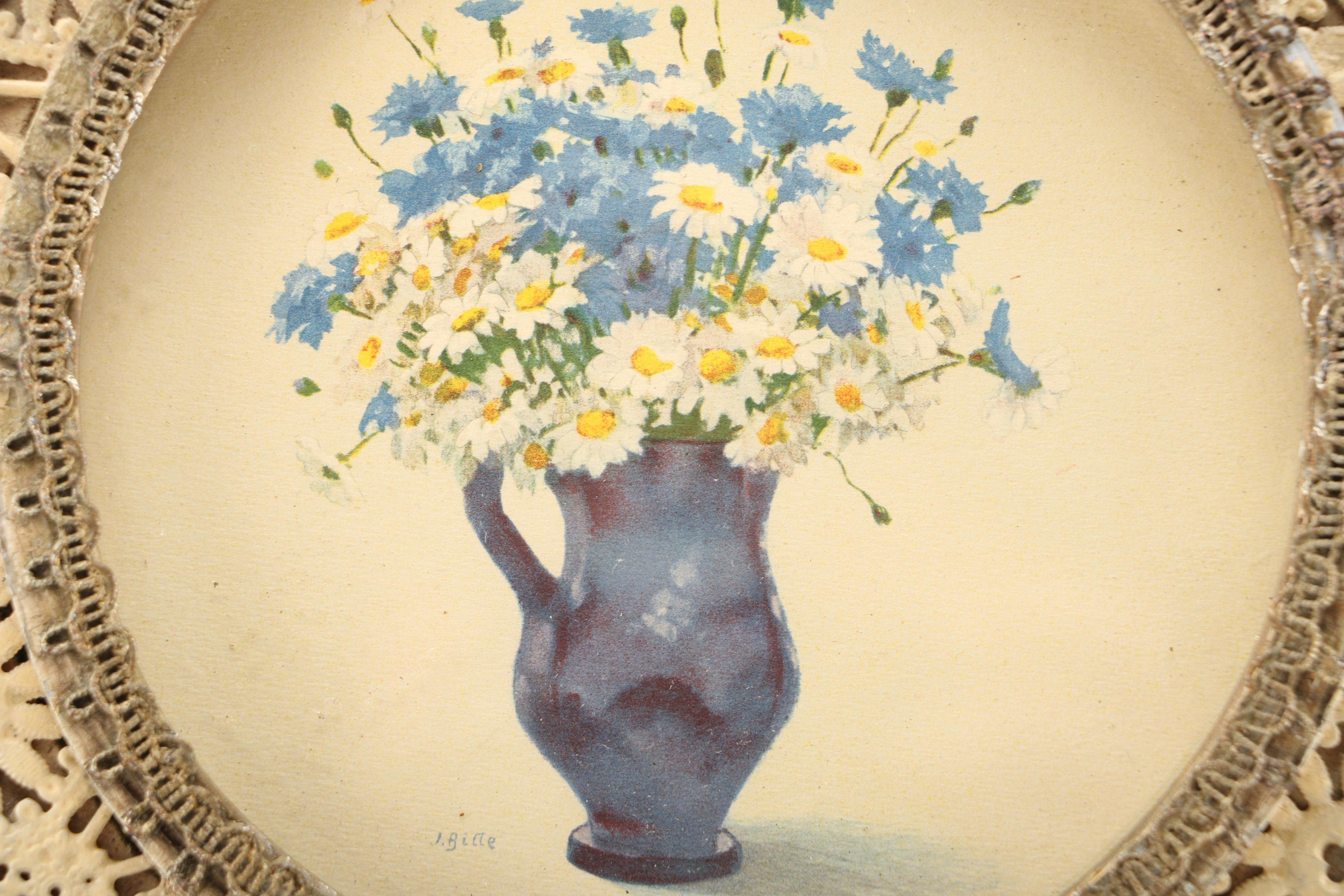 Two Floral Still Life Prints