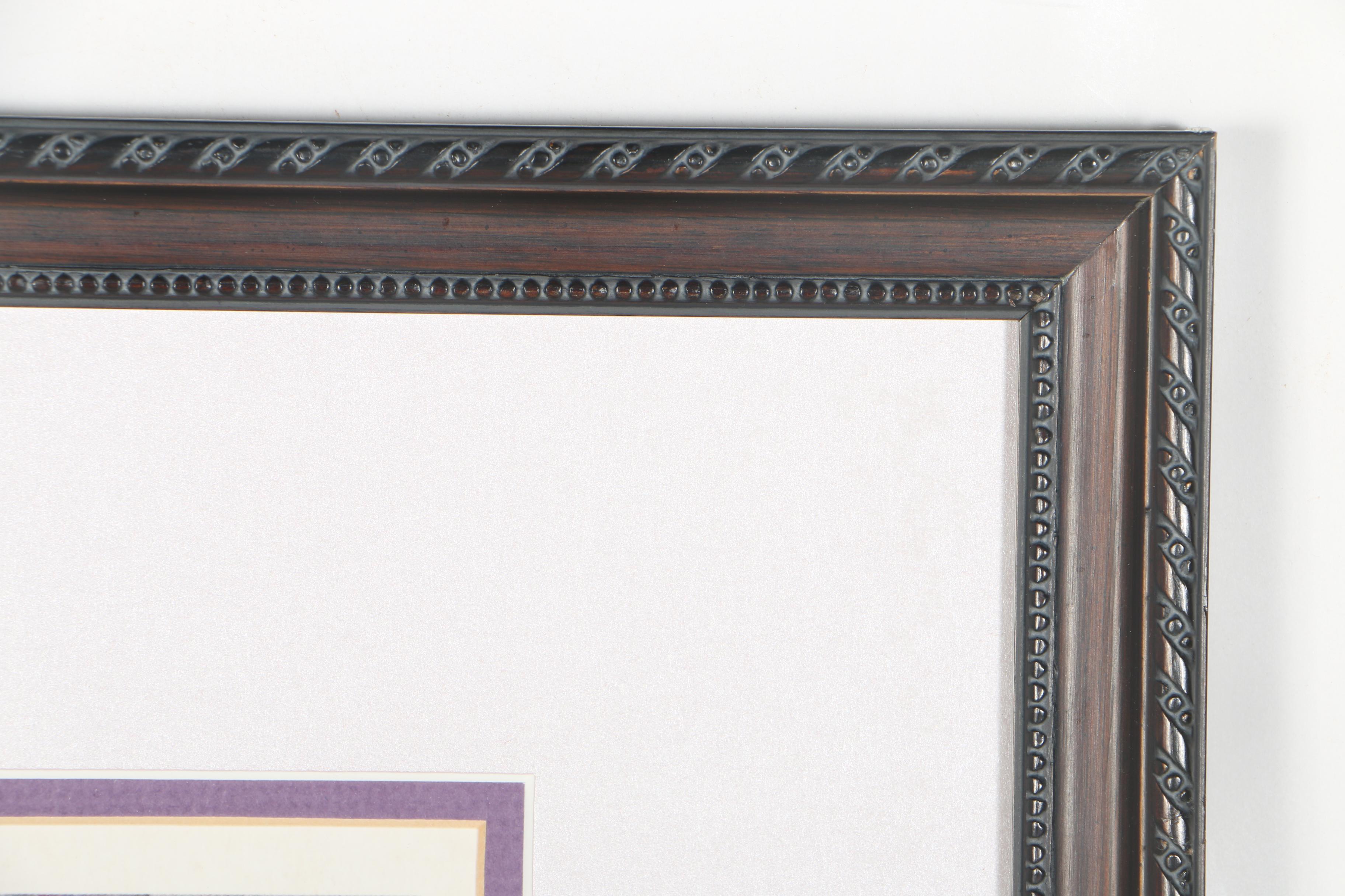 Josie Van Gent Edell Limited Edition Offset Lithograph of Flowers