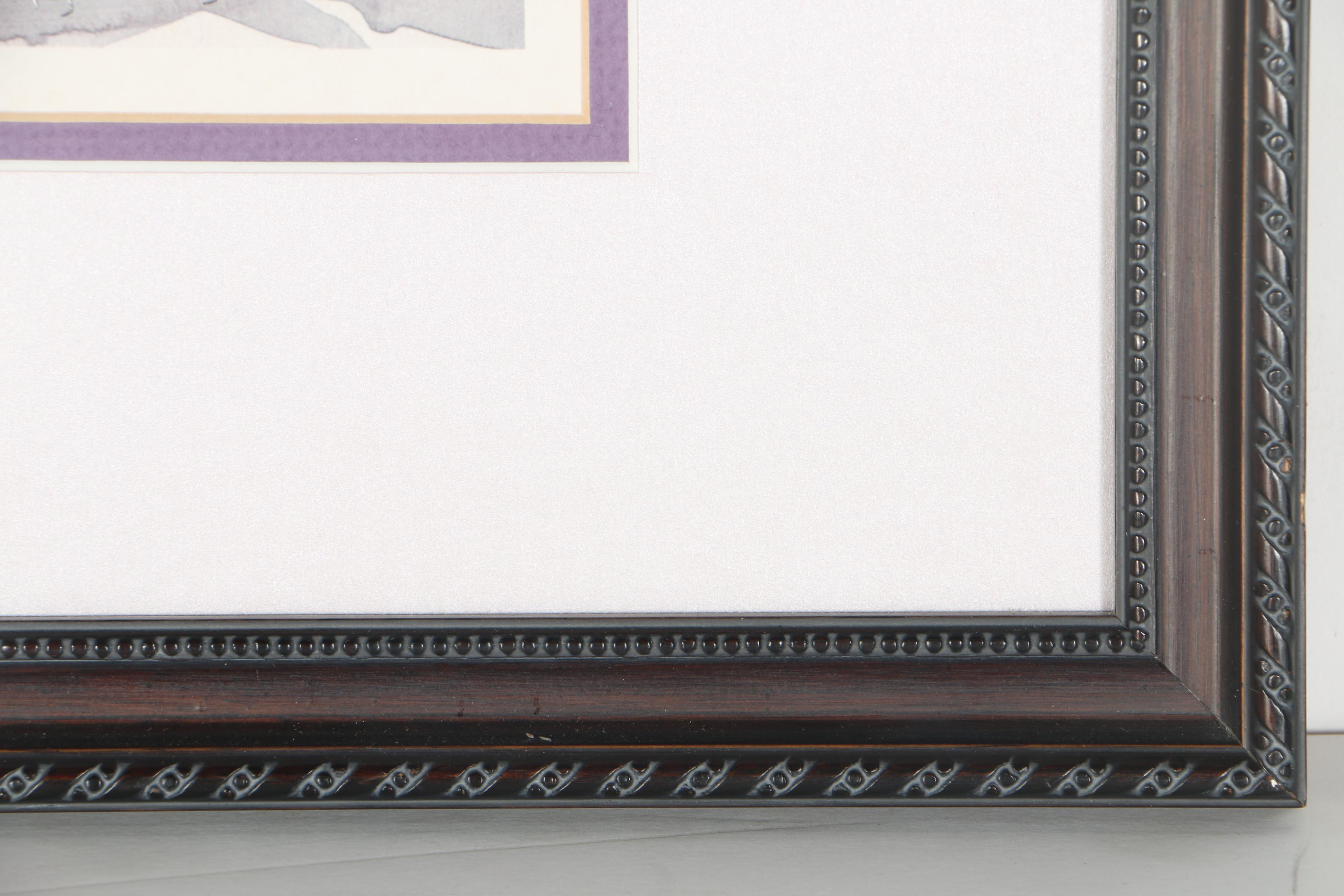 Josie Van Gent Edell Limited Edition Offset Lithograph of Flowers