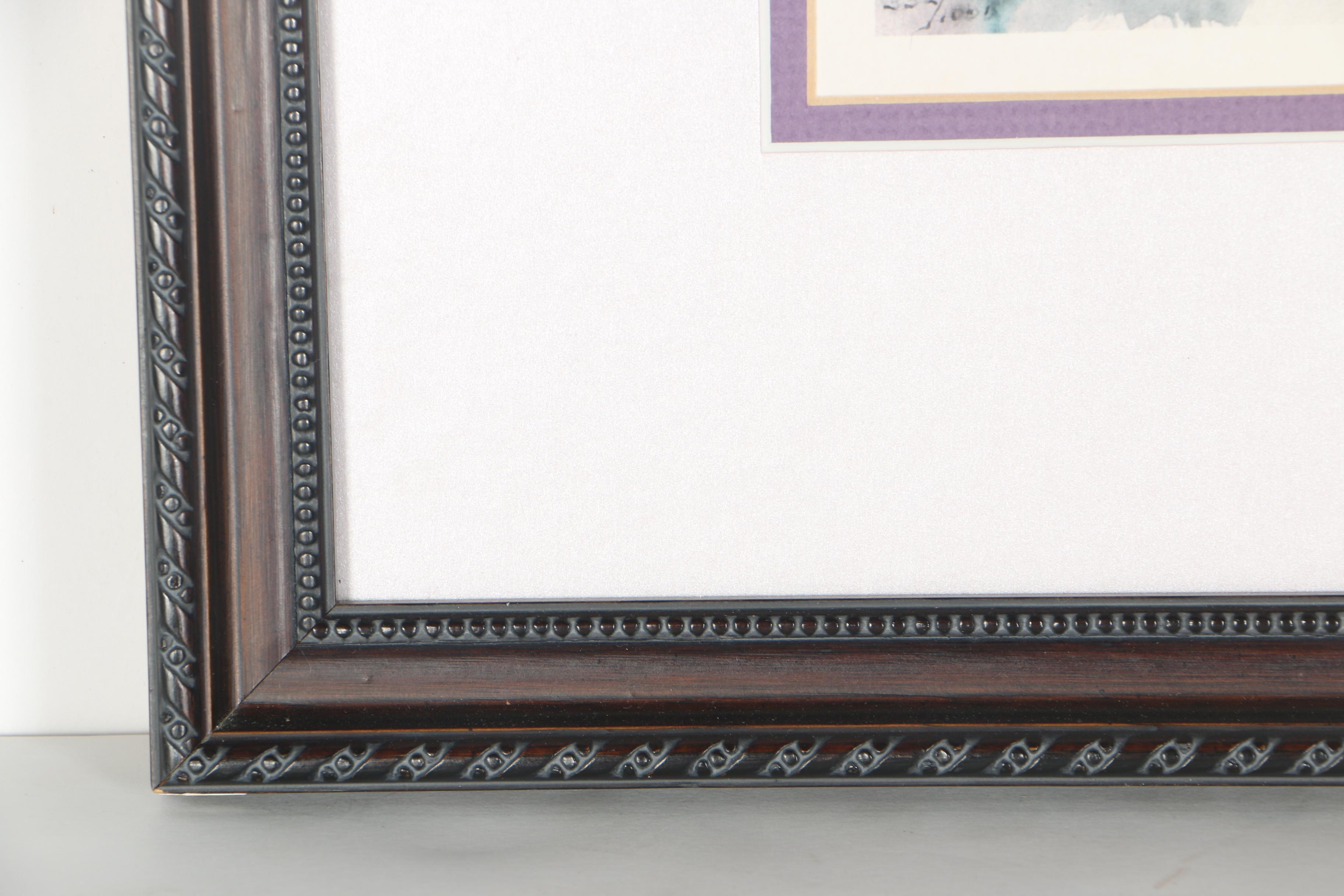 Josie Van Gent Edell Limited Edition Offset Lithograph of Flowers