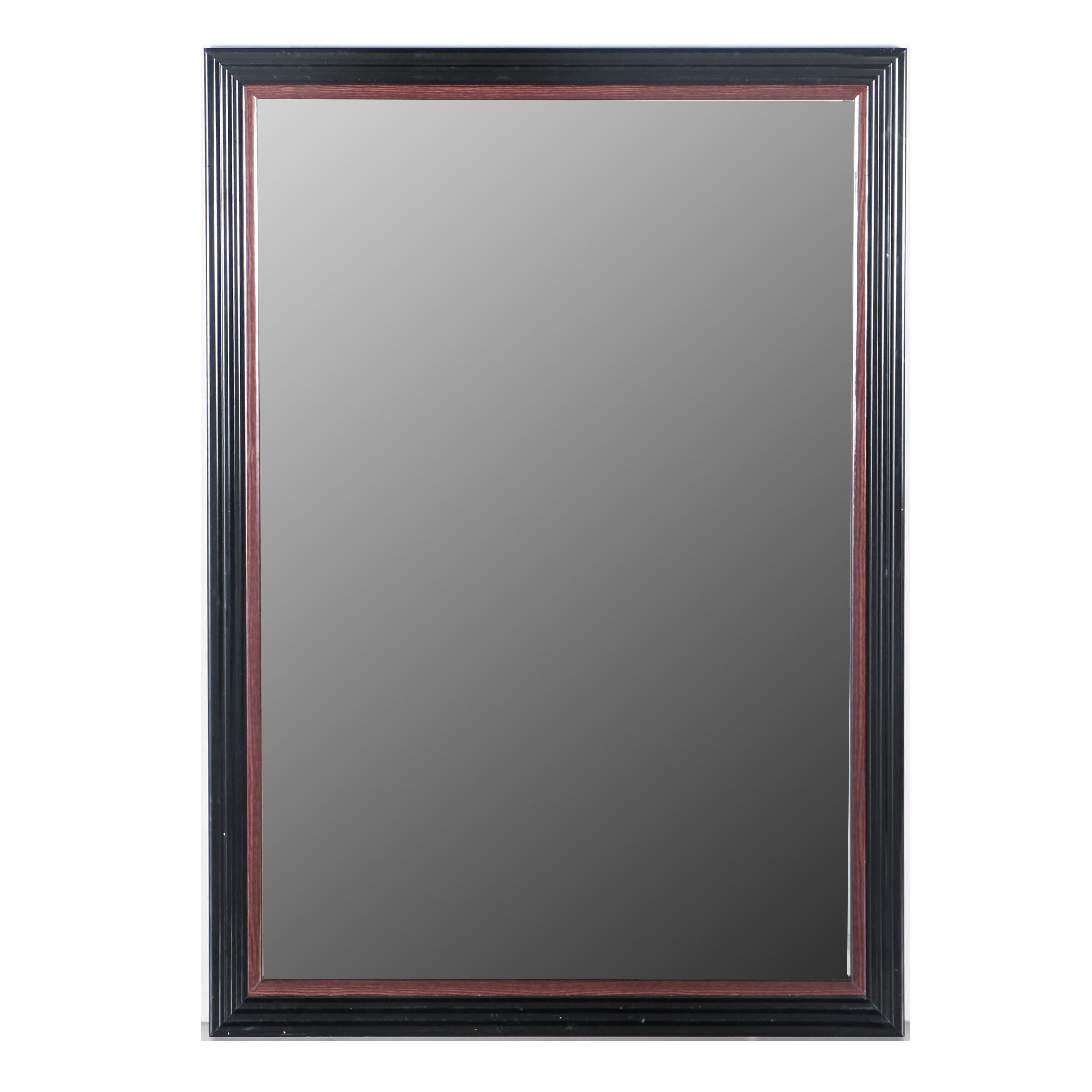 Black and Brown Wall Mirror