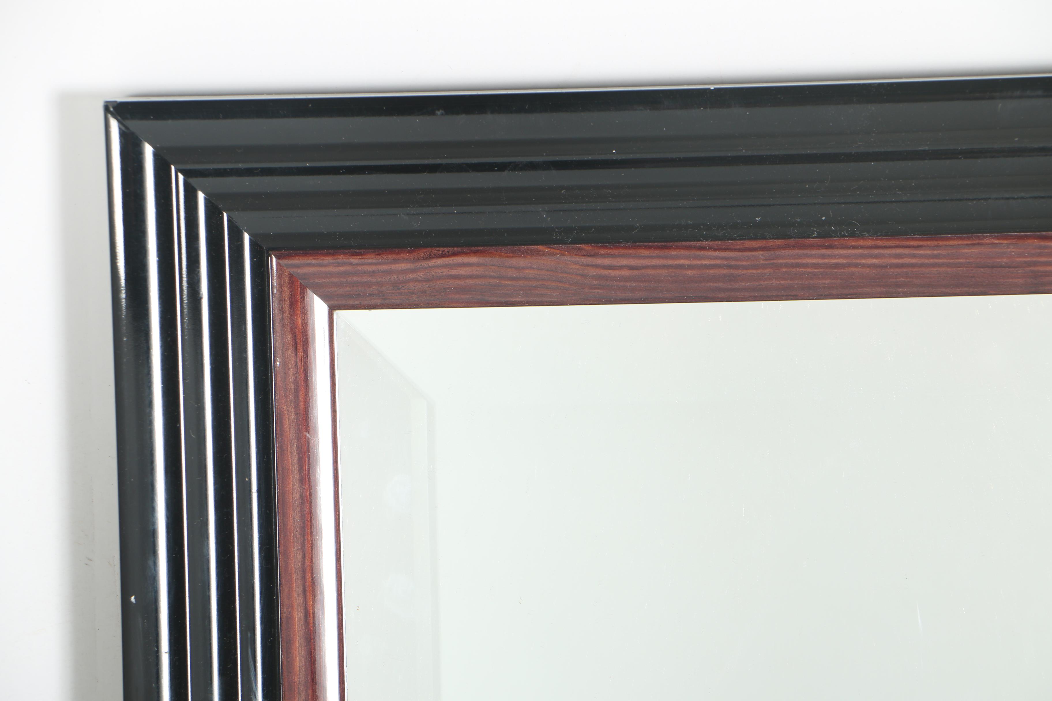 Black and Brown Wall Mirror