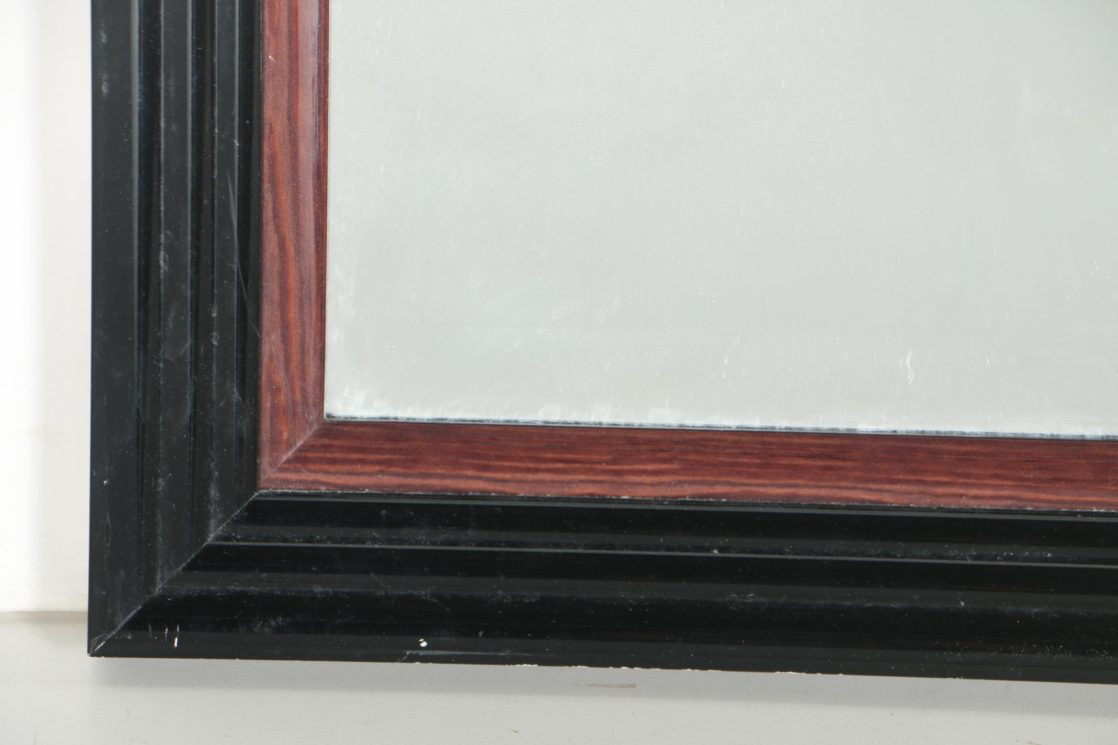 Black and Brown Wall Mirror