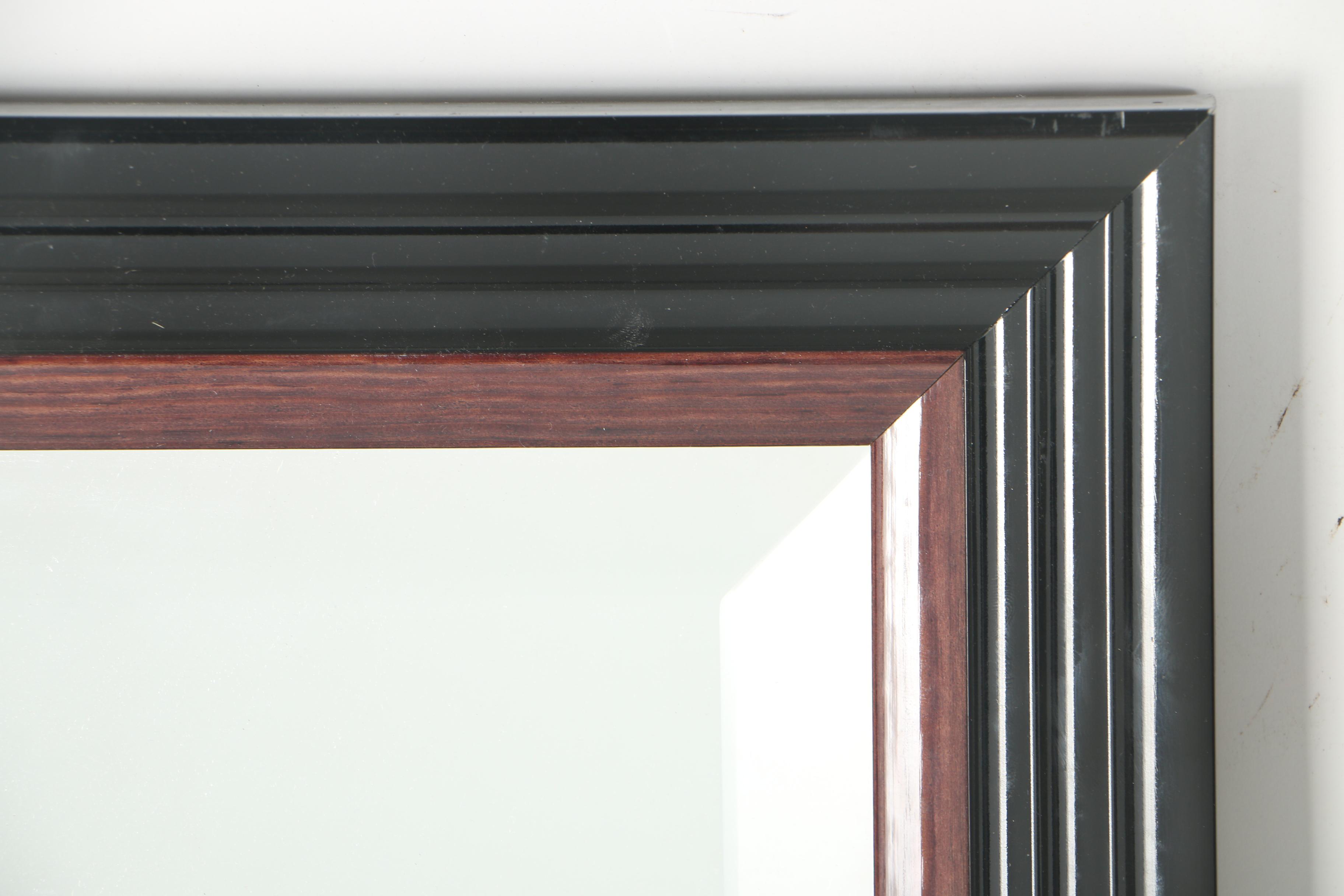 Black and Brown Wall Mirror