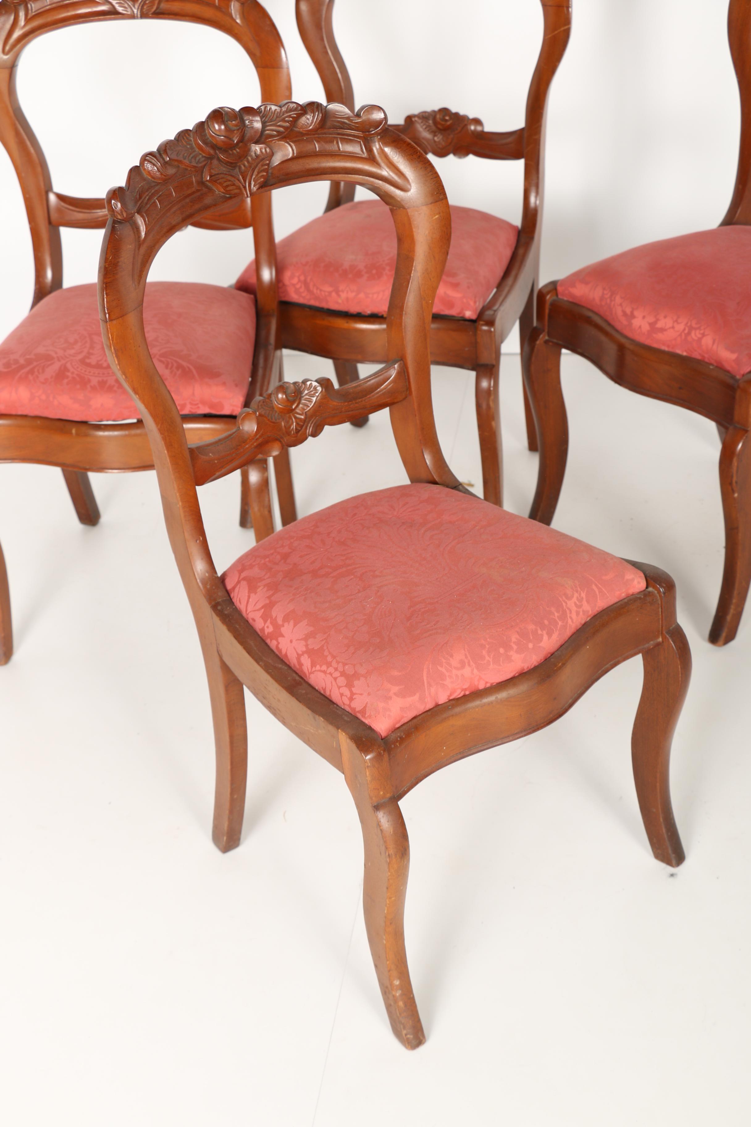 Vintage Victorian Style Dining Chairs