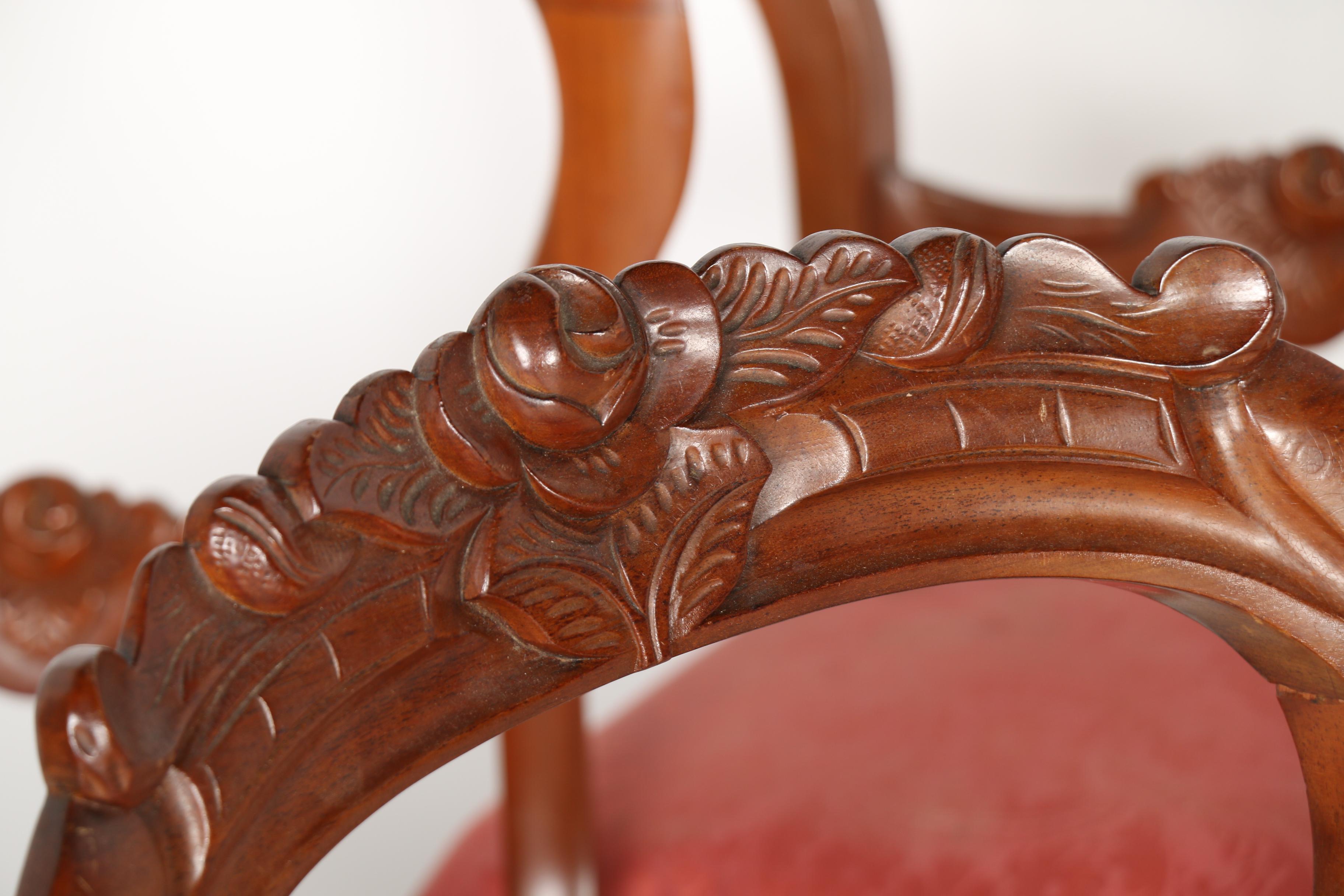 Vintage Victorian Style Dining Chairs