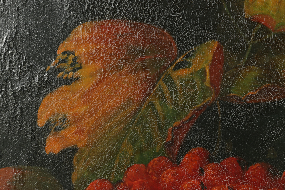 Oil on Canvas Fruit Still Life