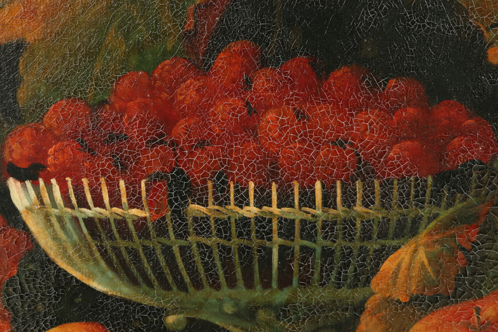 Oil on Canvas Fruit Still Life