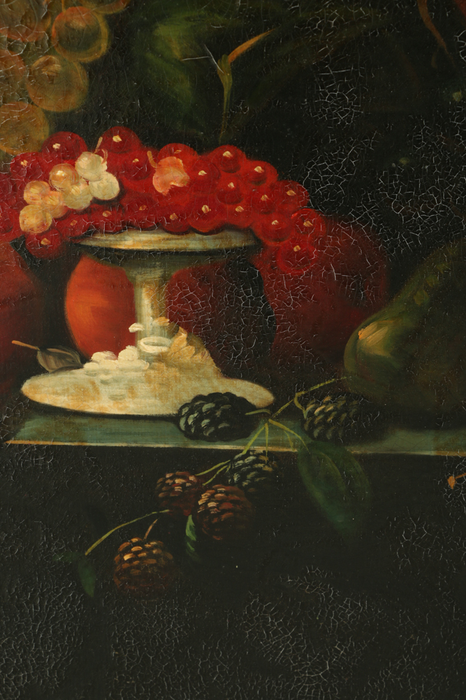 Oil on Canvas Fruit Still Life