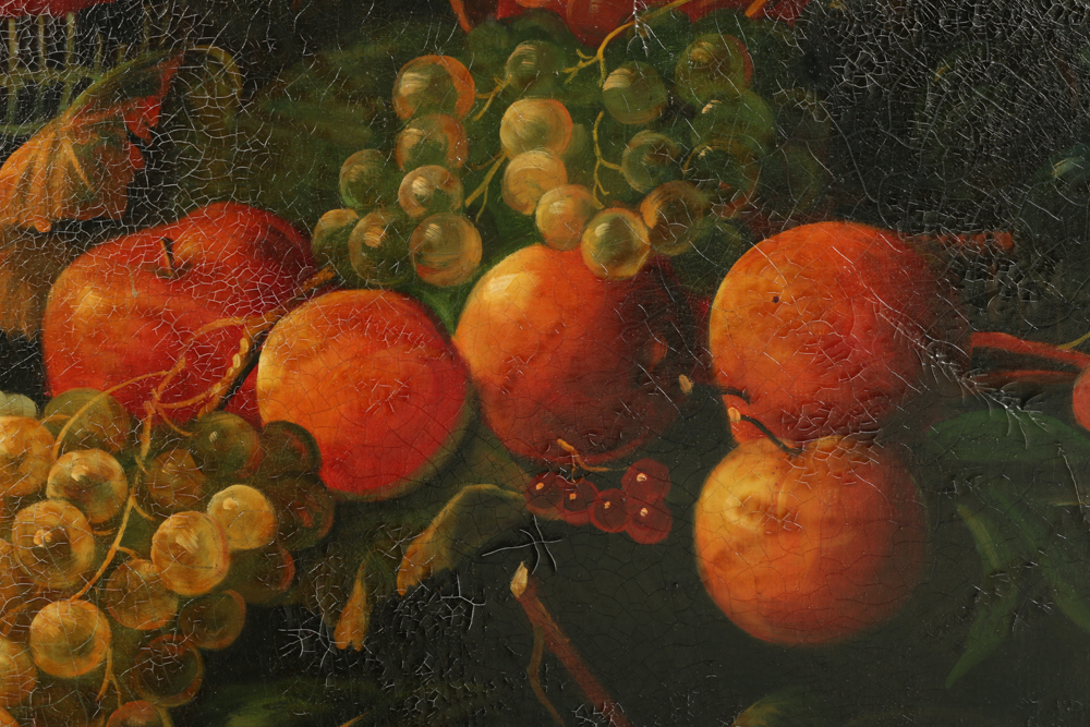 Oil on Canvas Fruit Still Life