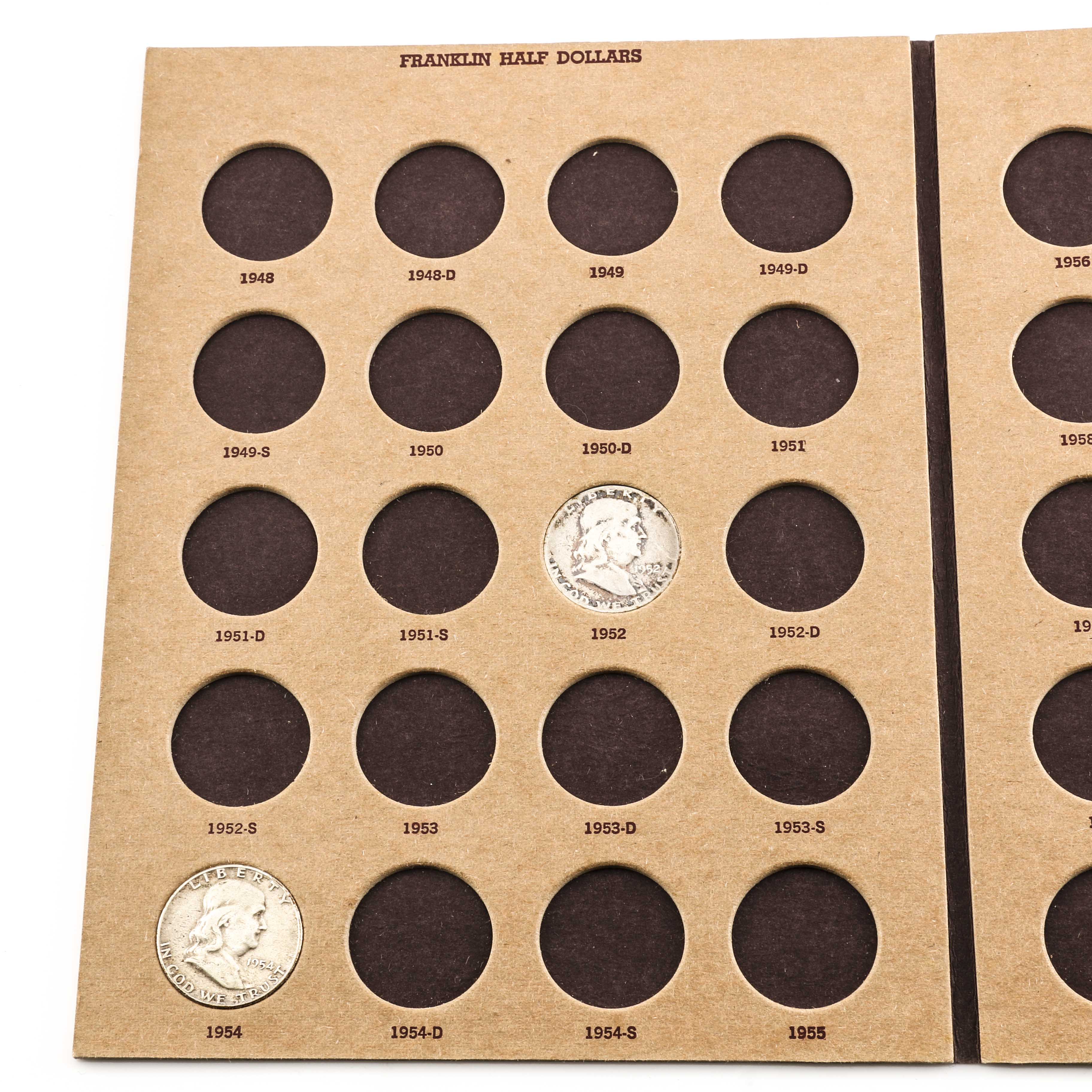 Binder of U.S. Half Dollars