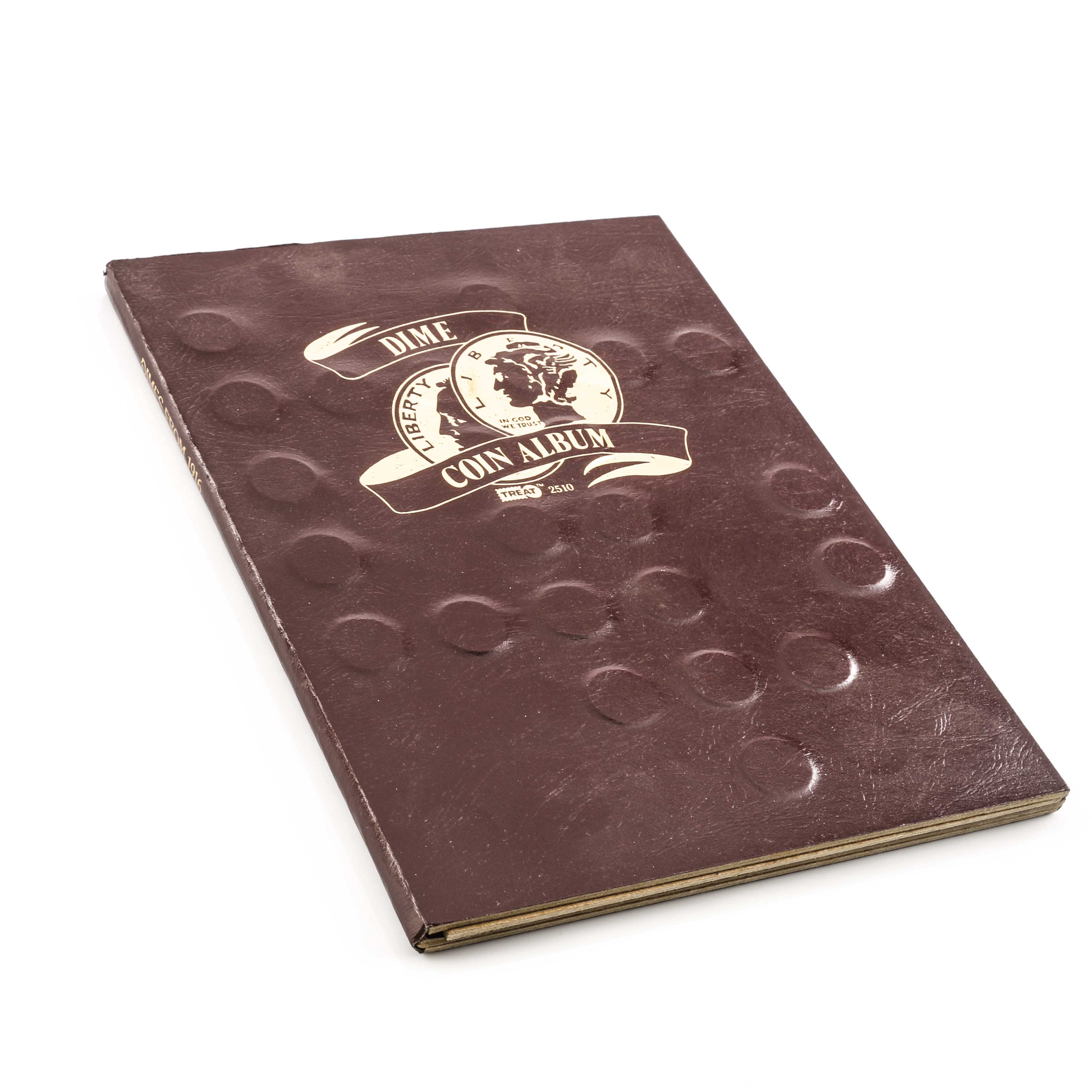 Binder of Mercury and Roosevelt Dimes