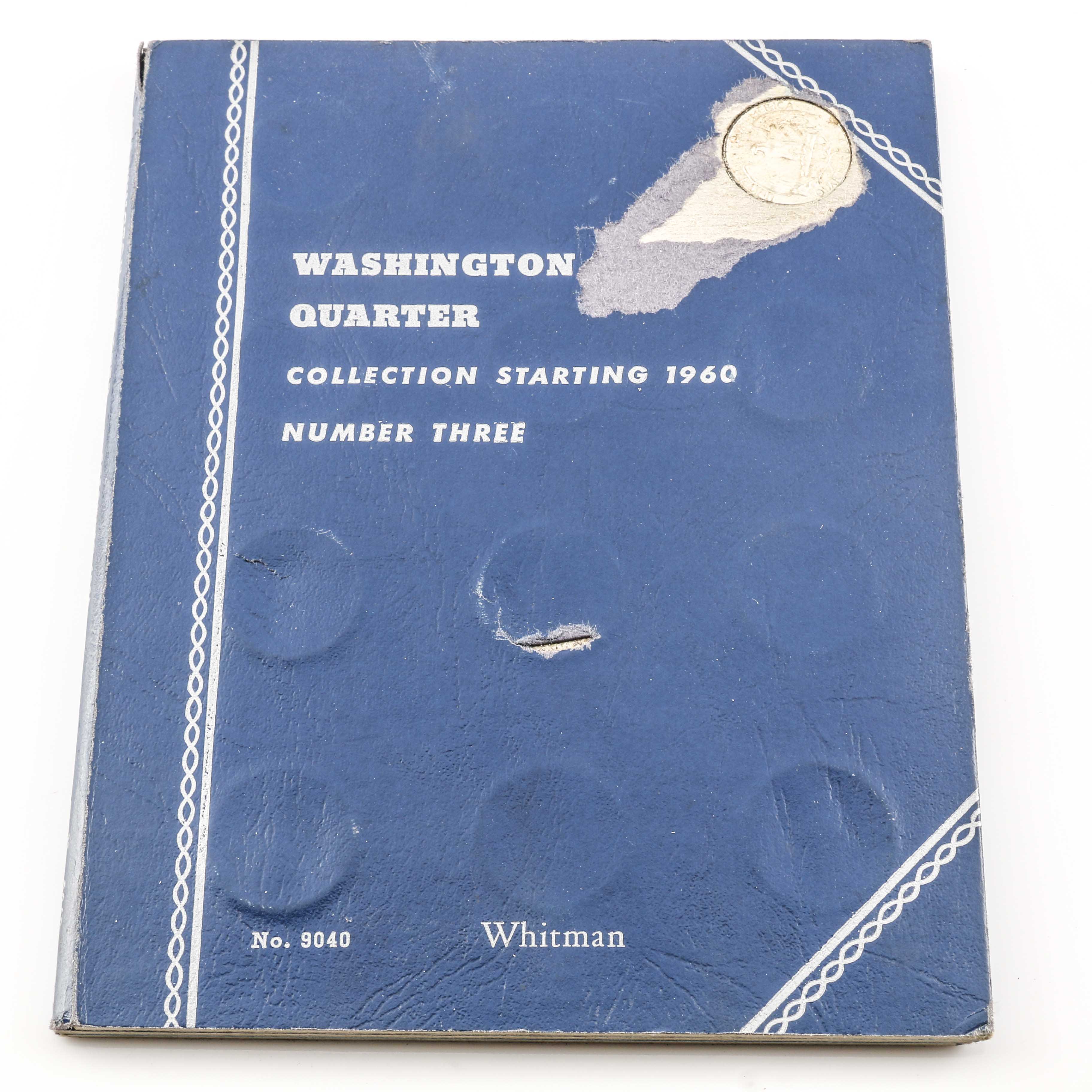 Three Whitman Binders of Washington Quarters