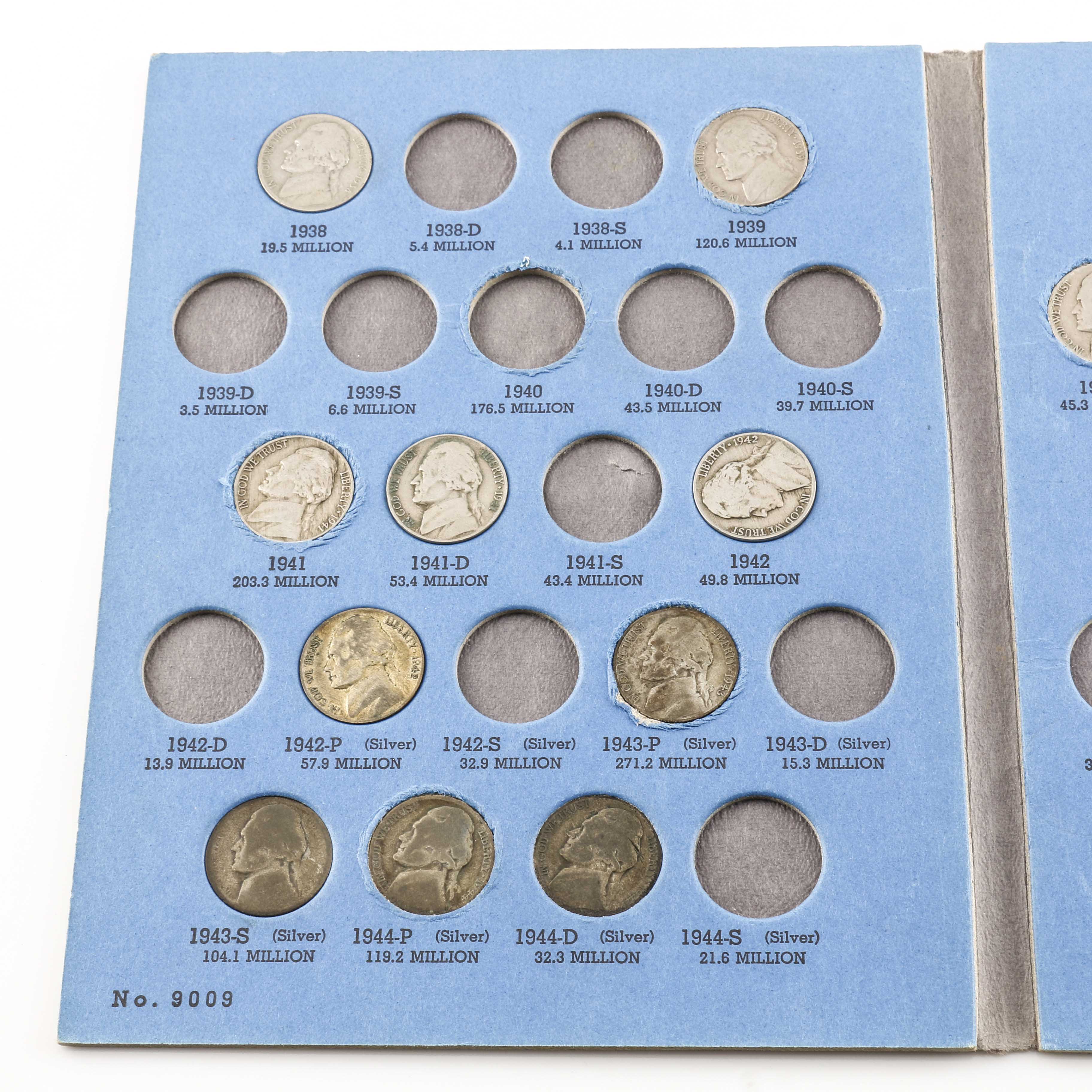 Whitman Binder of Jefferson Nickels