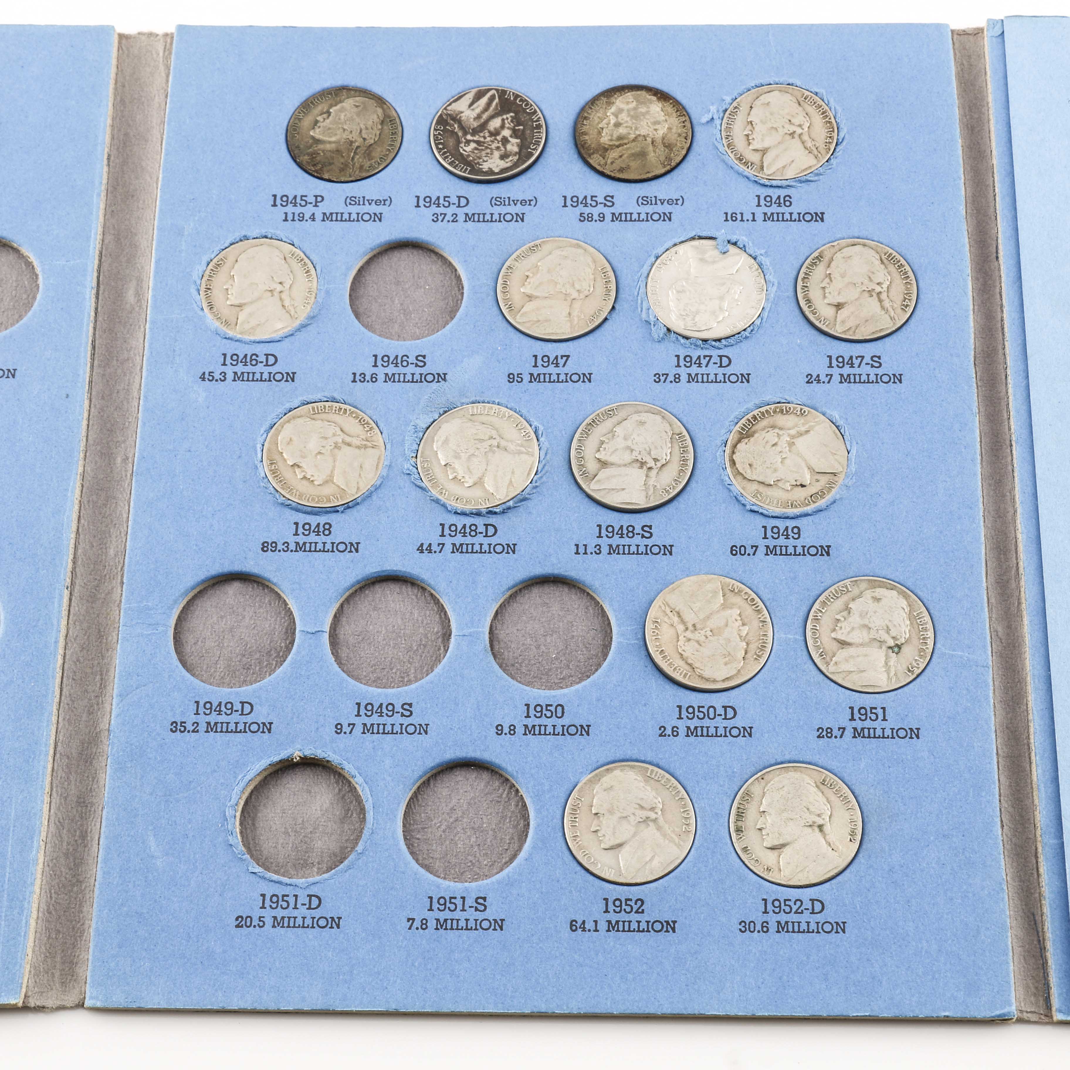 Whitman Binder of Jefferson Nickels