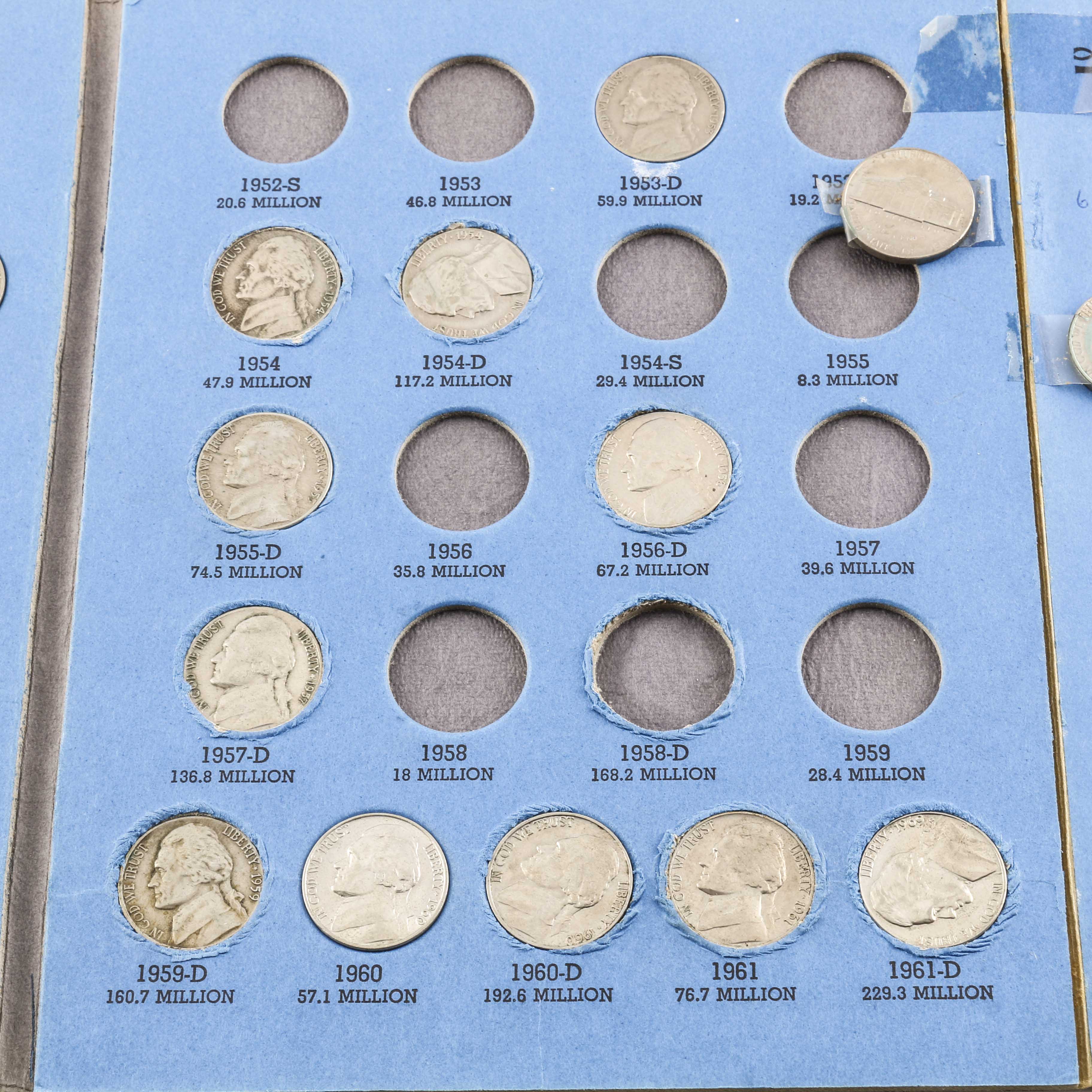 Whitman Binder of Jefferson Nickels