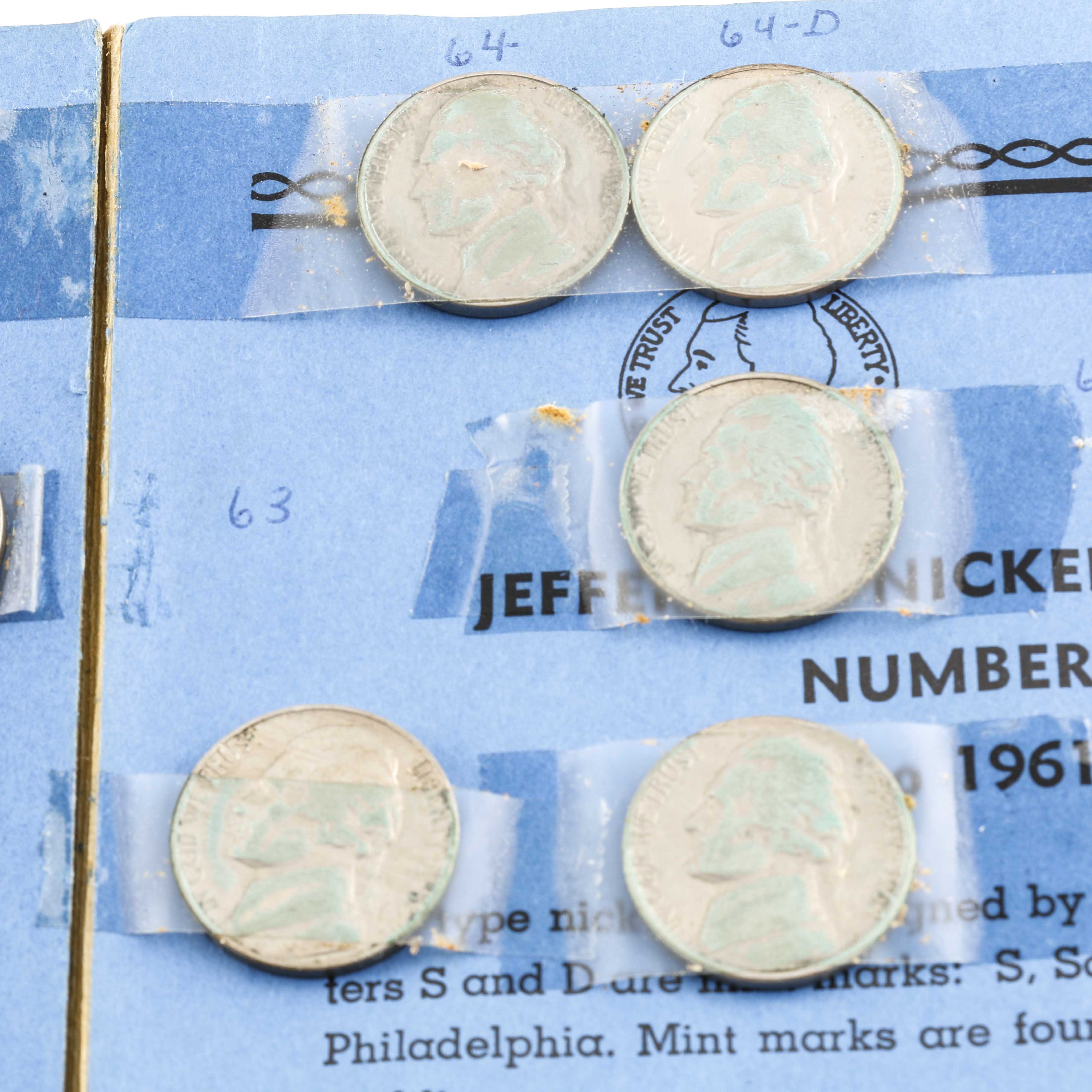 Whitman Binder of Jefferson Nickels