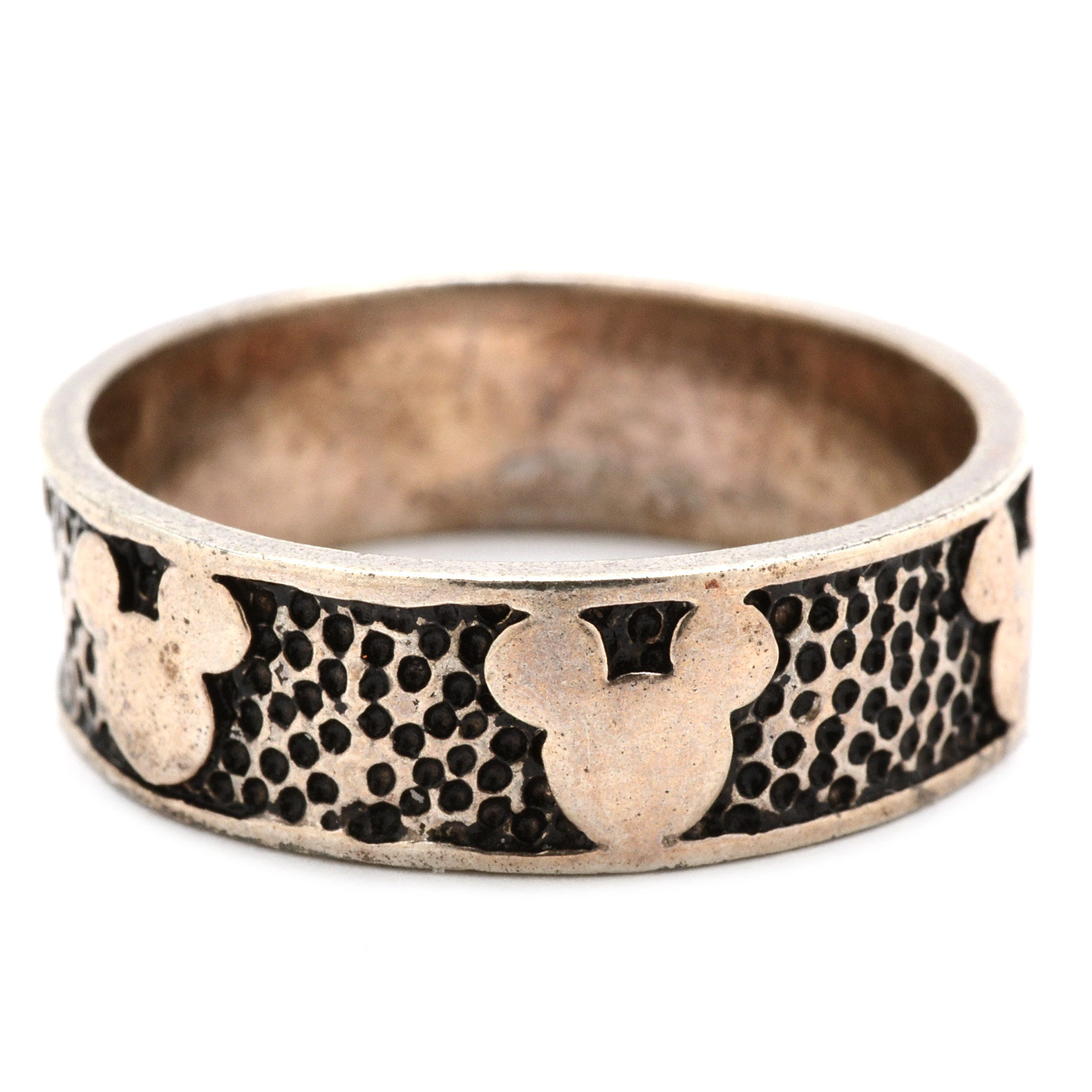 Sterling Silver Mickey Mouse Ring