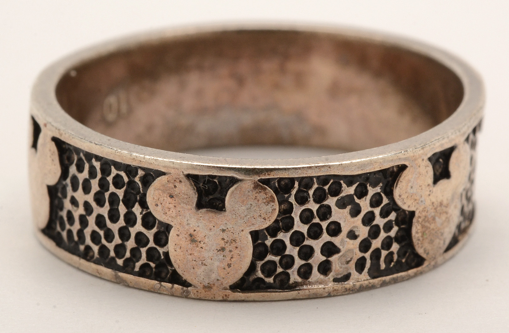 Sterling Silver Mickey Mouse Ring