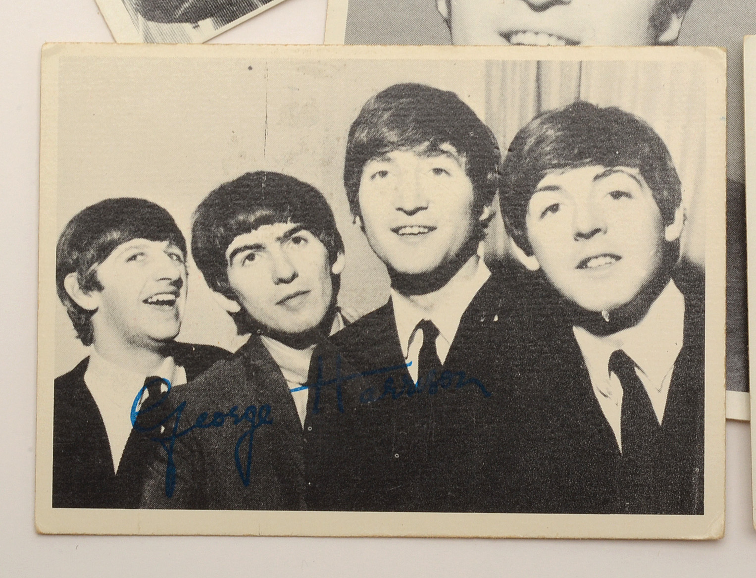 Beatles' T.C.G. Trading Cards and Plastic Badge